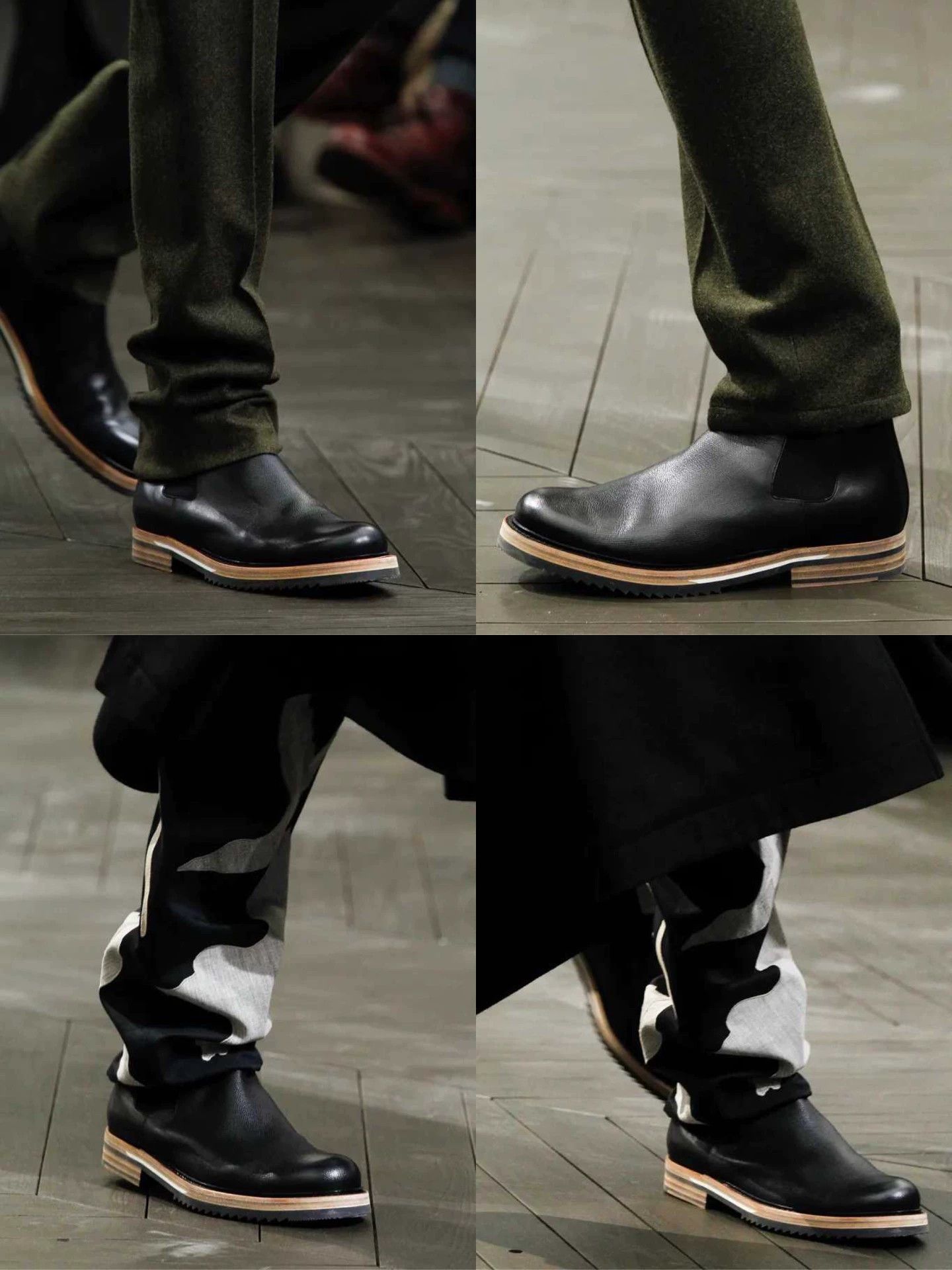 Dior Dior Grainy Calfskin Chelsea Boots FW12 KVA Show Piece Size US 8.5 / EU 41-42 - 4 Thumbnail