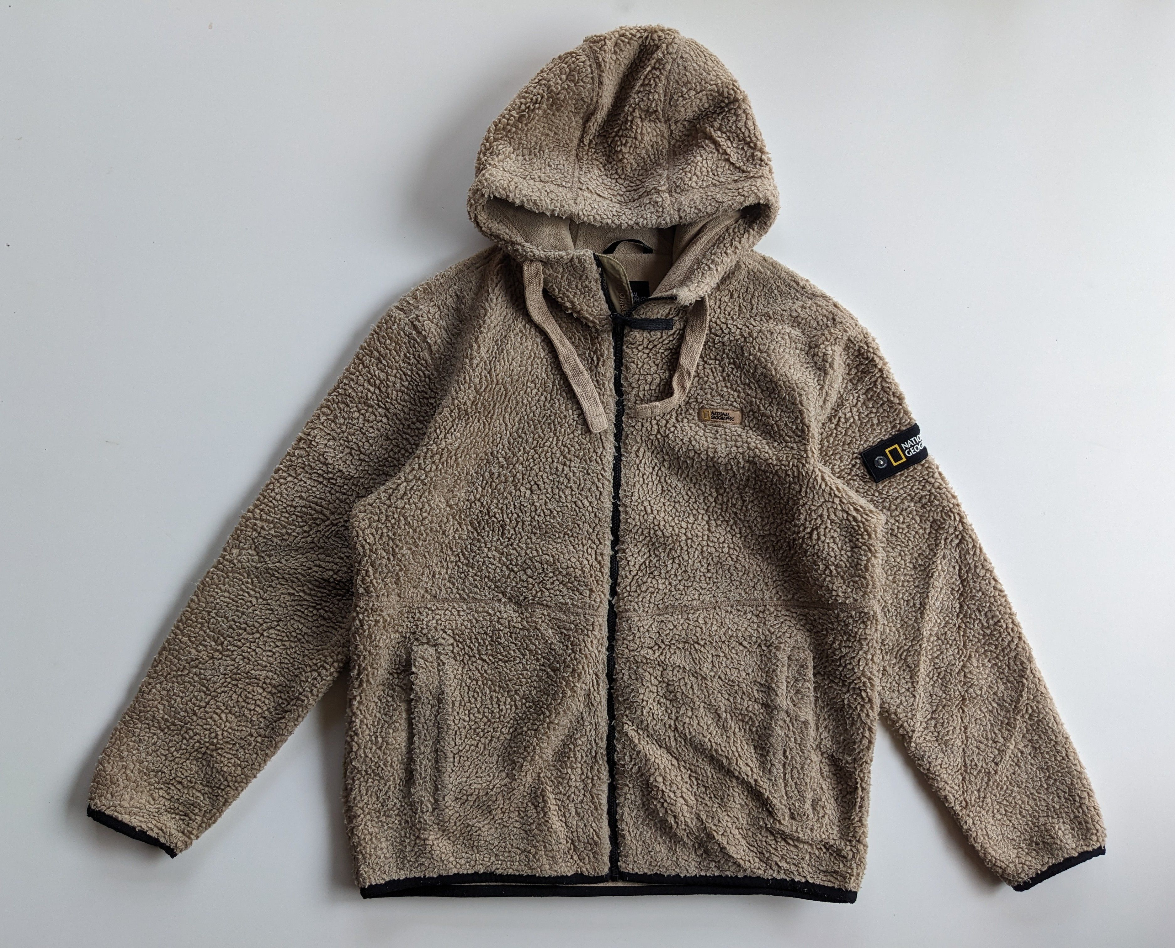 Vintage National Geographic fleece hoodie Size US XL / EU 56 / 4 - 1 Thumbnail