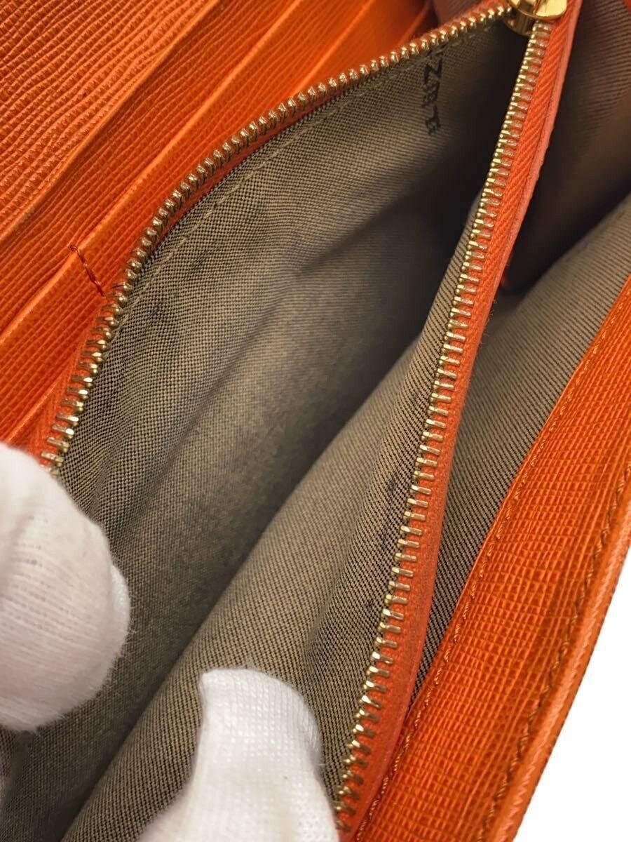 Fendi Fendi Leather Long Wallet Orange Size ONE SIZE - 5 Thumbnail