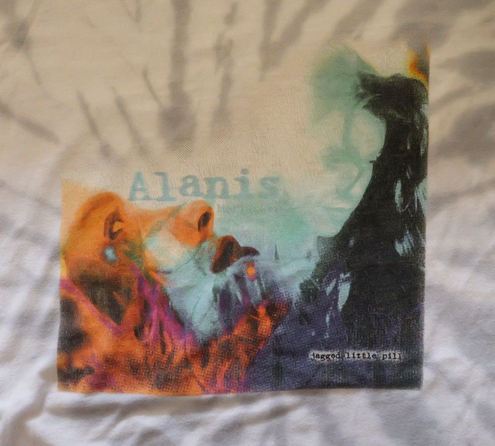 Band Tees Alanis Morissette “Jagged Little Pill” Tie-dye T-shirt Size US L / EU 52-54 / 3 - 2 Thumbnail