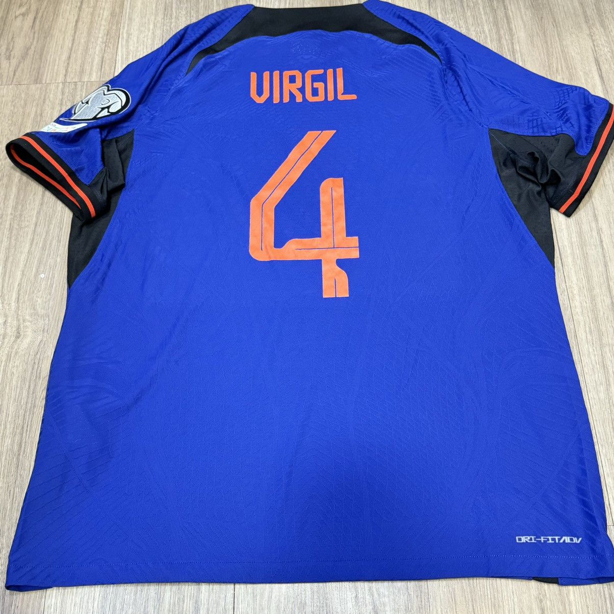 Nike Holland 22/23 player issue away shirt #4 Virgil Size US XL / EU 56 / 4 - 2 Thumbnail