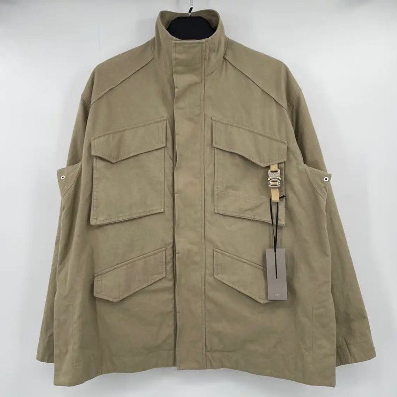 Dior Dior Khaki Long Sleeve Winter Jacket 0089 Size US XL / EU 56 / 4 - 1 Thumbnail