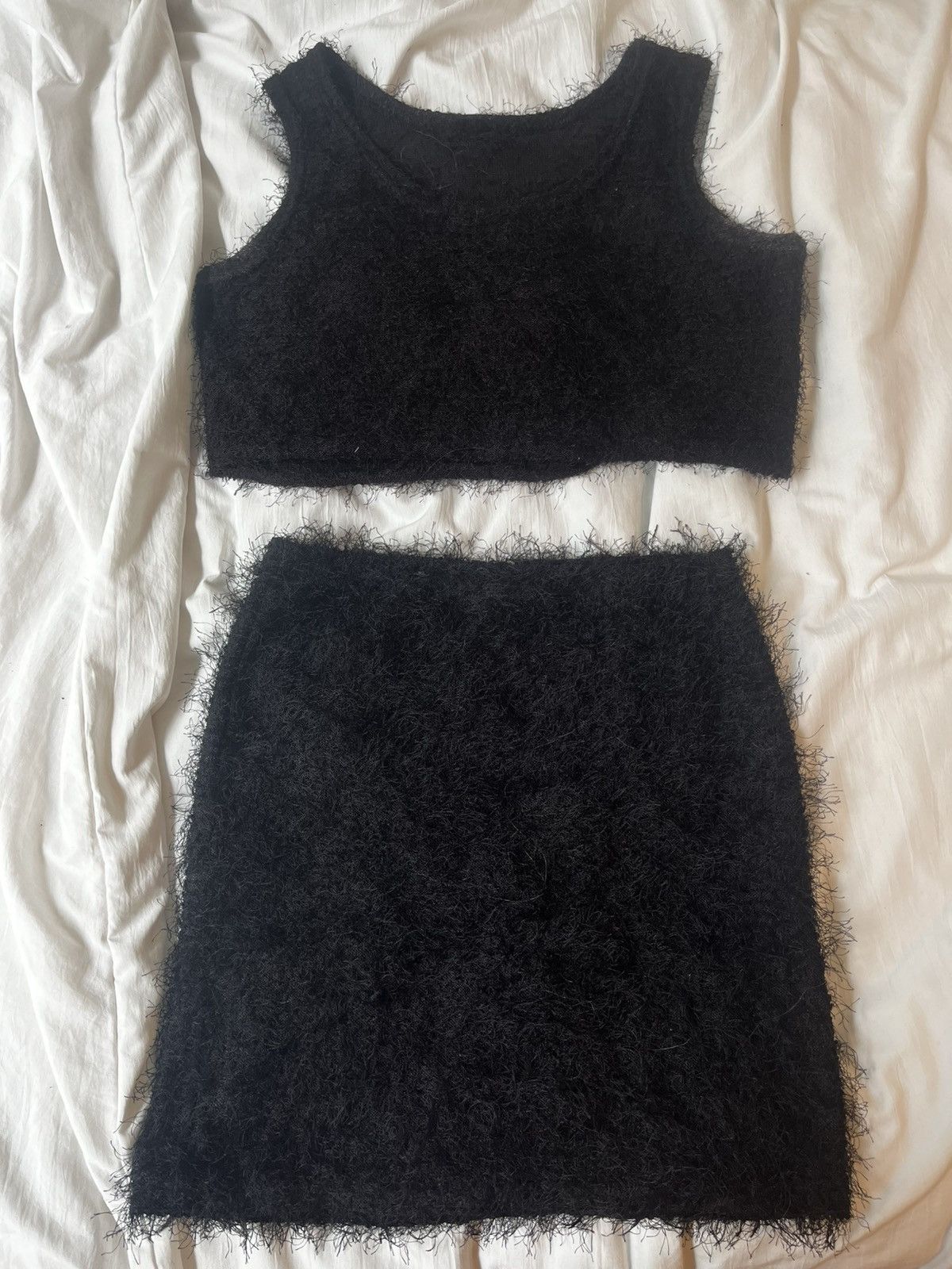 Vintage Mohair two piece set Size S / US 4 / IT 40 - 2 Thumbnail