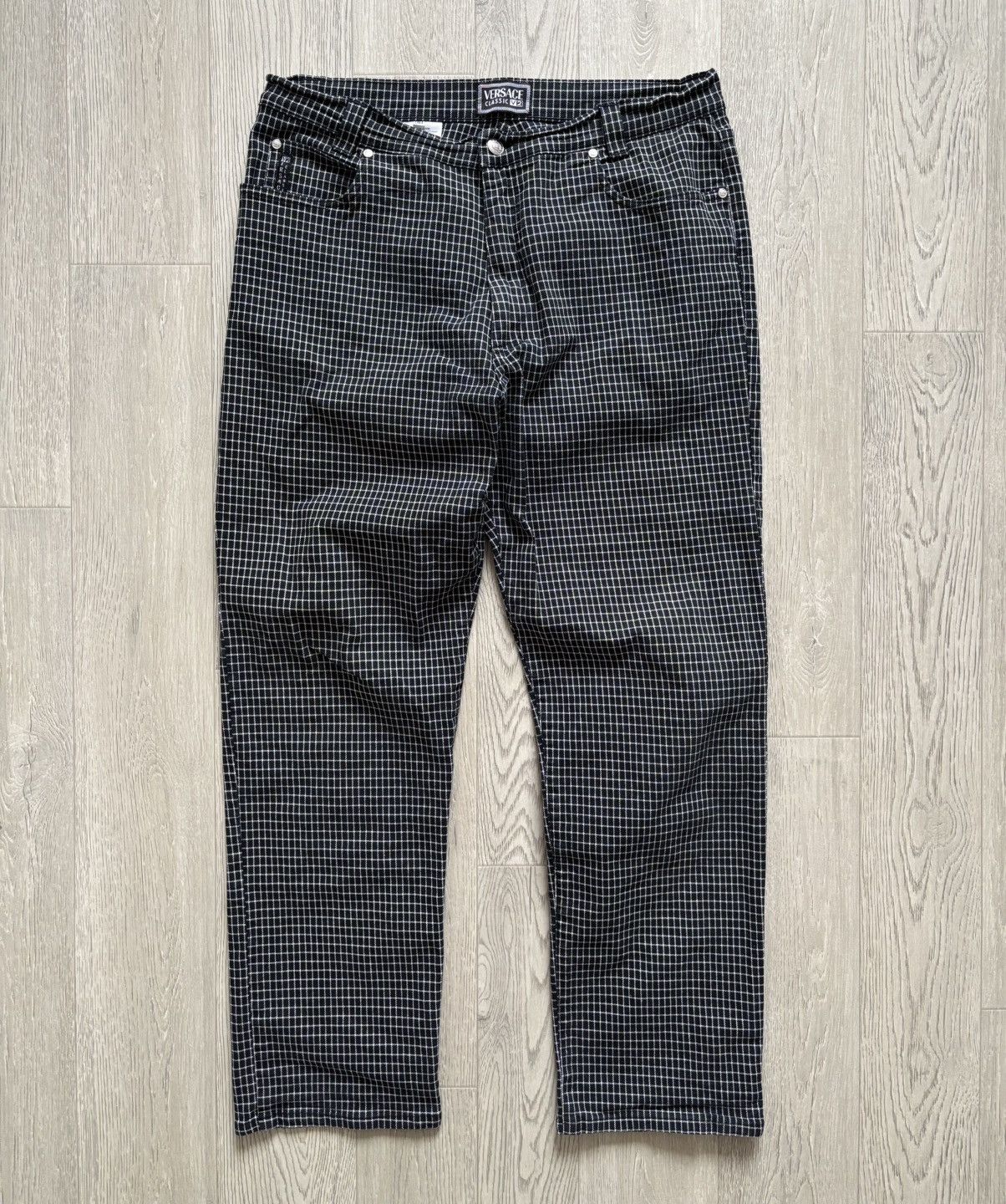 Vintage Versace V2 Classic Printed Jeans Archive