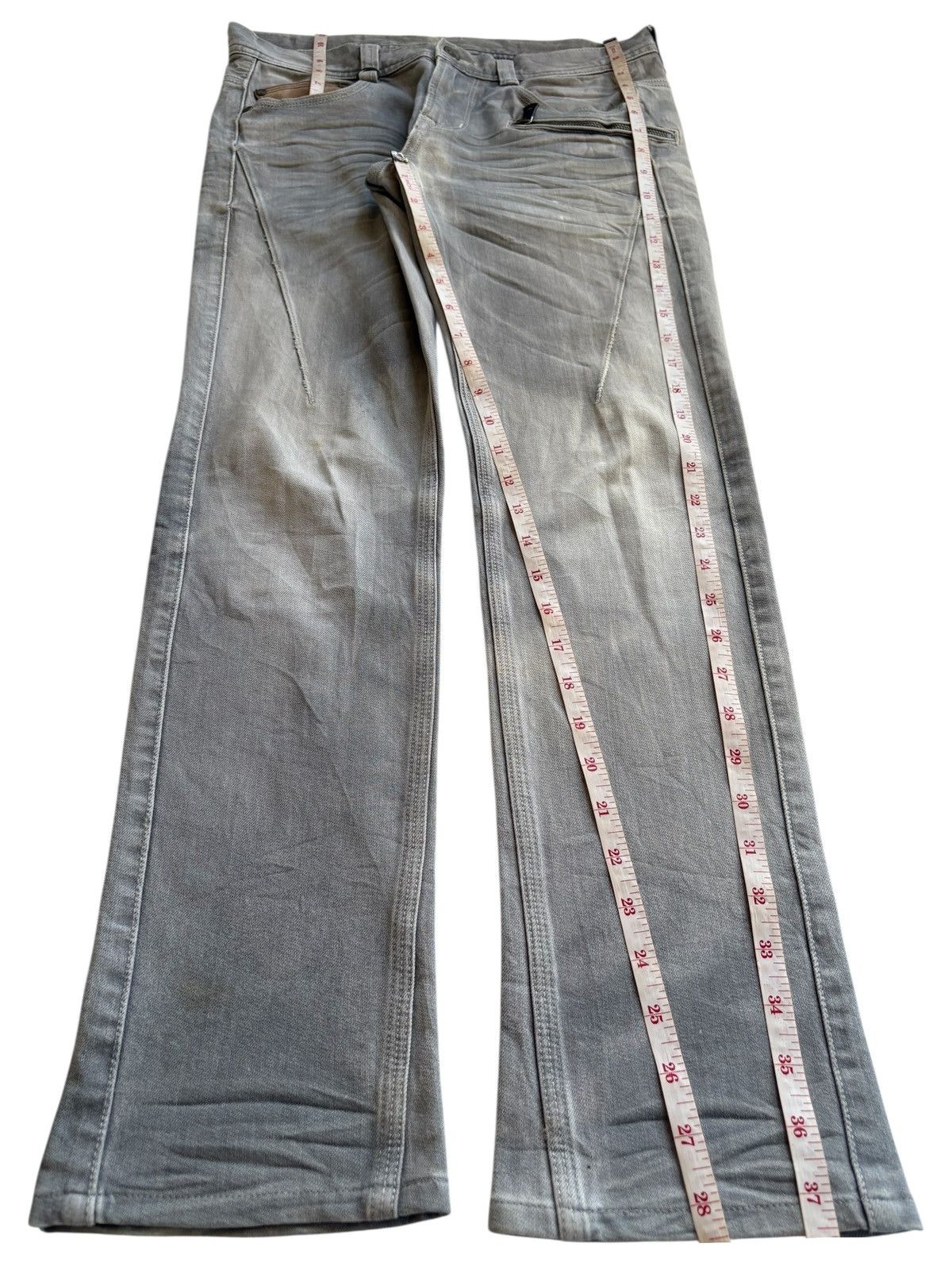 Japanese Brand × Tornado Mart Vintage Hideaways Nicole Tactical Distress Rip Bootcut Jean Size US 30 / EU 46 - 14 Thumbnail