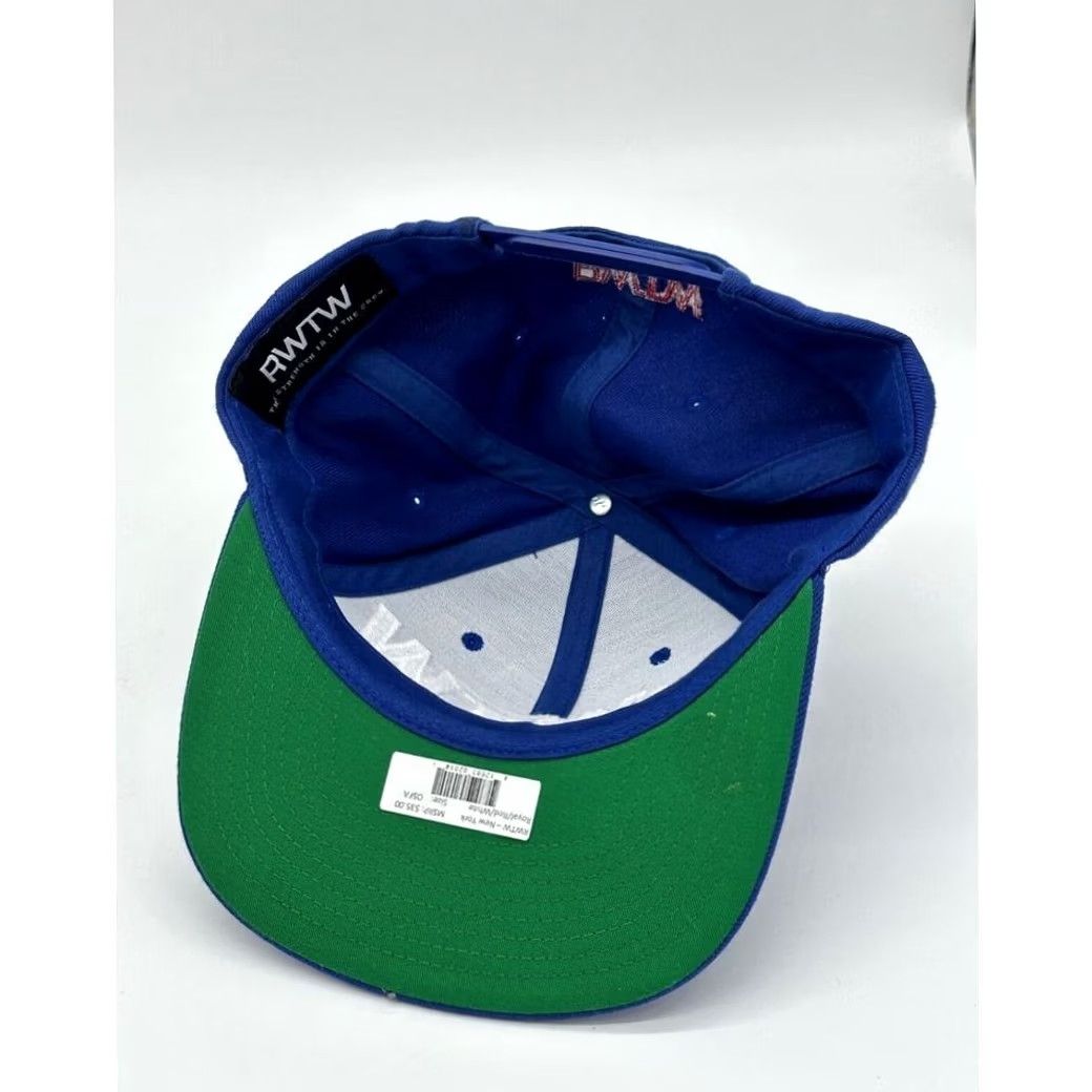 Vintage RWTW Hat Adult Adjustable Blue Embroidered Logo Snapback Baseball Cap Mens NEW Size ONE SIZE - 5 Thumbnail