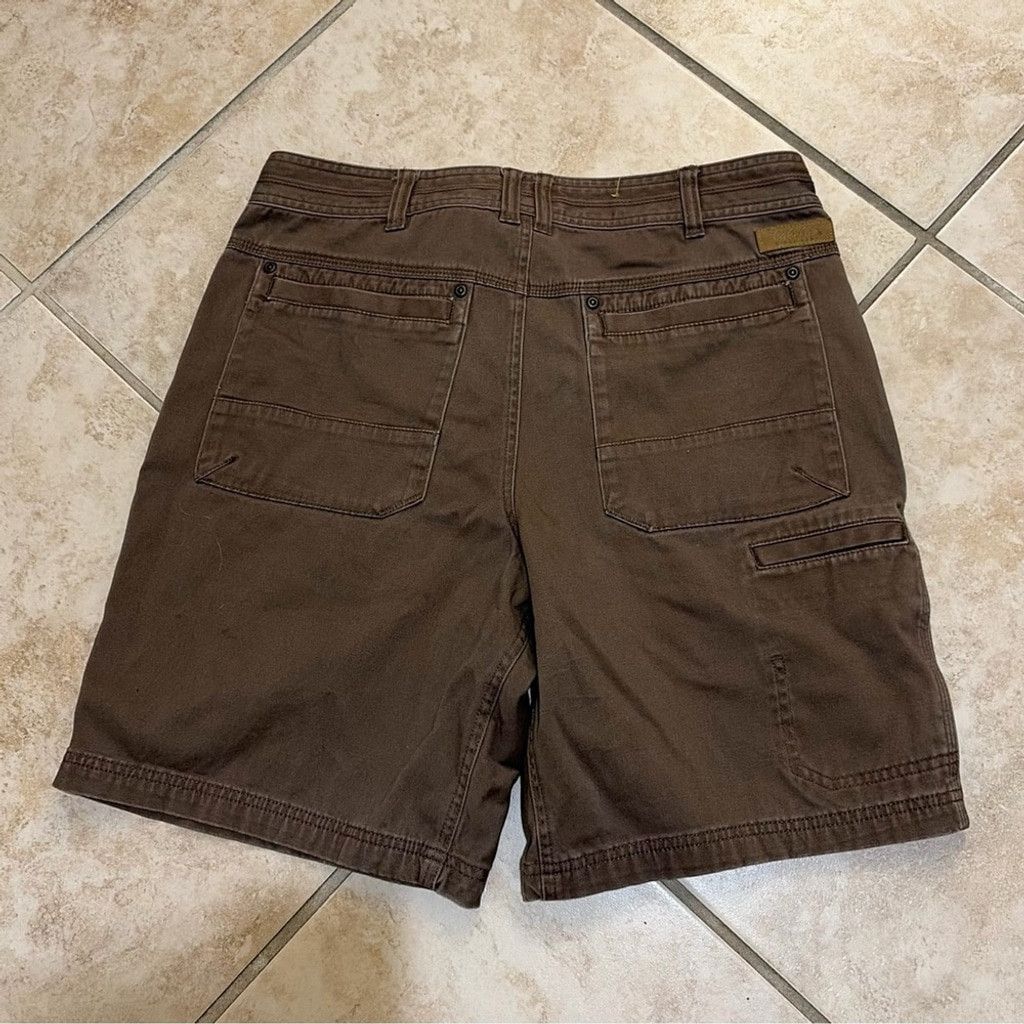 Cabelas Cabela's Men's Brown Flat Front Cotton Shorts Size US 32 / EU 48 - 5 Thumbnail