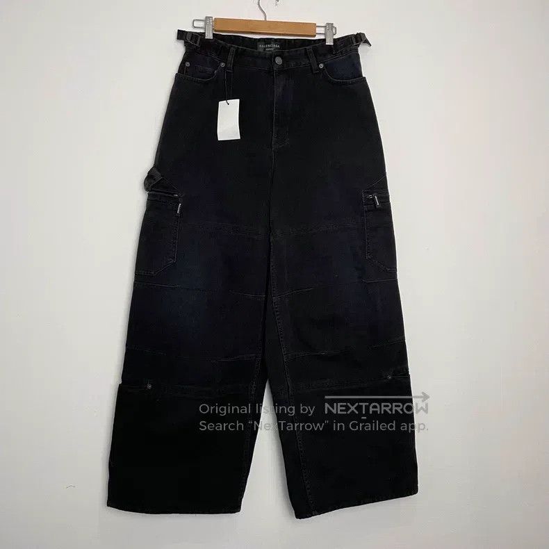 Balenciaga Balenciaga size XS Black lumberjack pants Size US 27 - 1 Thumbnail