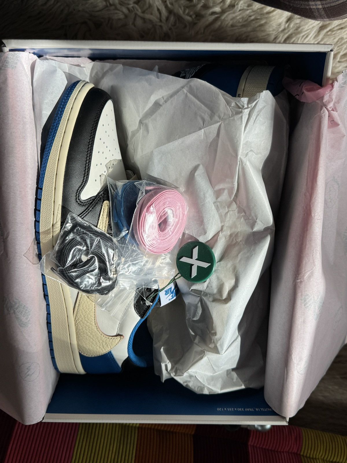Fragment Design × Nike Travis Scott x Fragment x Air Jordan 1 Low OG SP Size US 11.5 / EU 44-45 - 8 Thumbnail