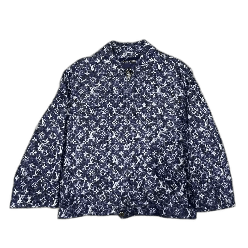 Louis Vuitton Louis Vuitton Floral Print Denim Jacket -2505 Size US L / EU 52-54 / 3 - 1 Thumbnail