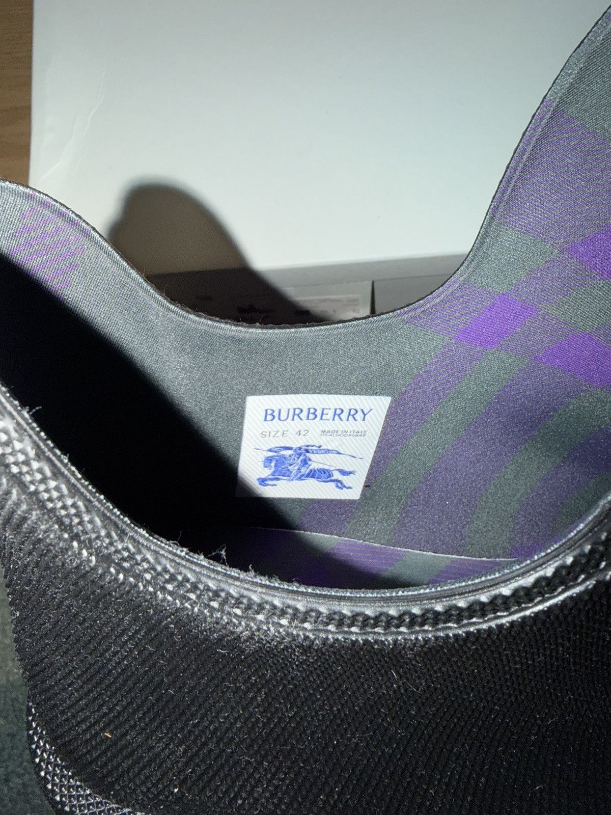 Burberry Burberry Black Textured Boot Size US 9 / EU 42 - 4 Thumbnail