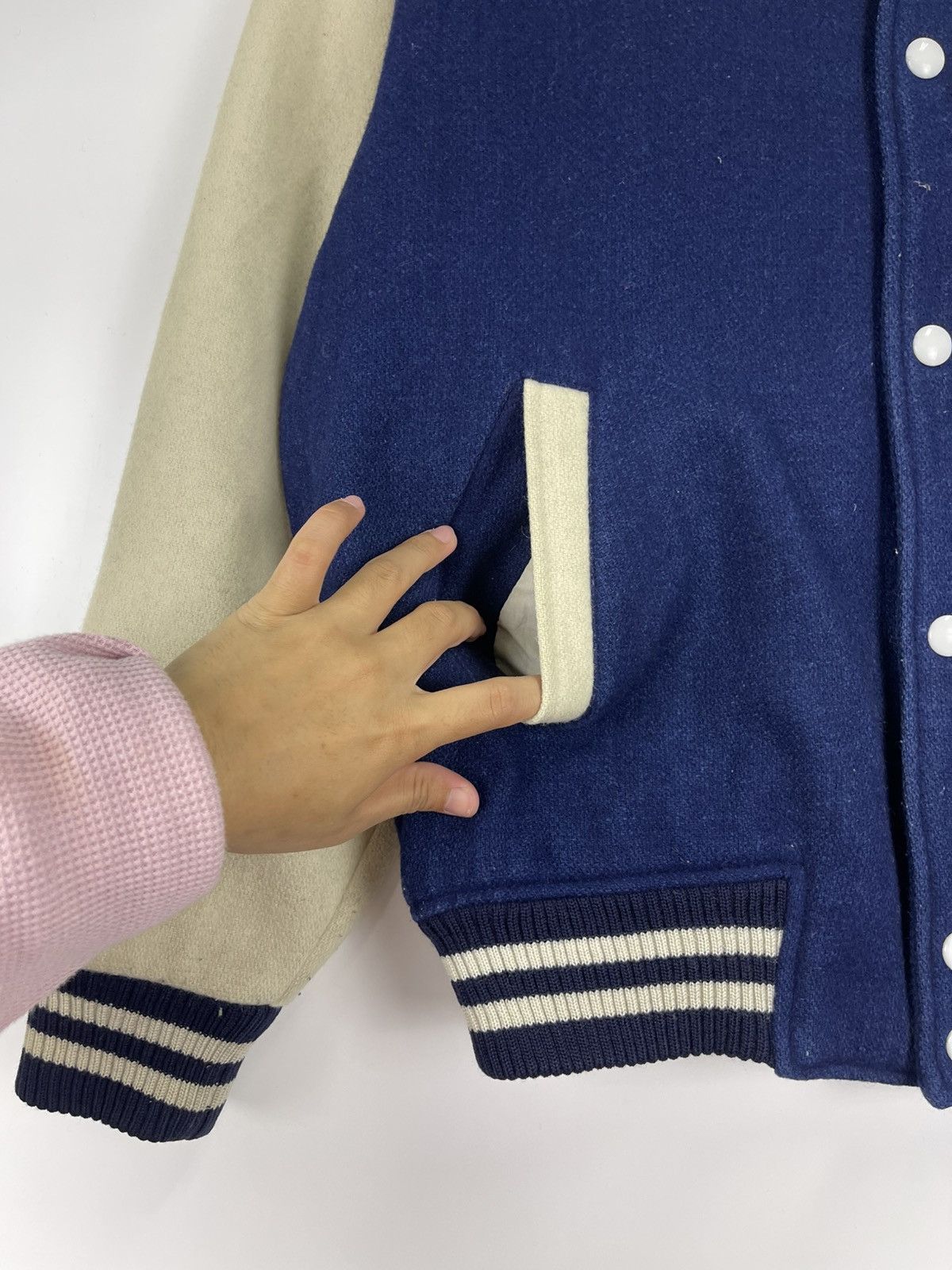 Japanese Brand B.V.D Varsity Jacket Size US L / EU 52-54 / 3 - 9 Thumbnail