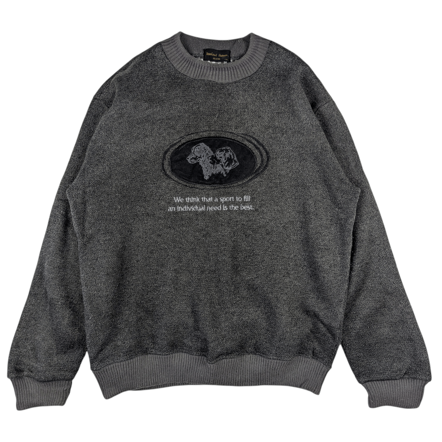 Japanese Brand Vintage 90's WEEKEND SWINDER Big Image Sweatshirts Size US M / EU 48-50 / 2 - 3 Thumbnail