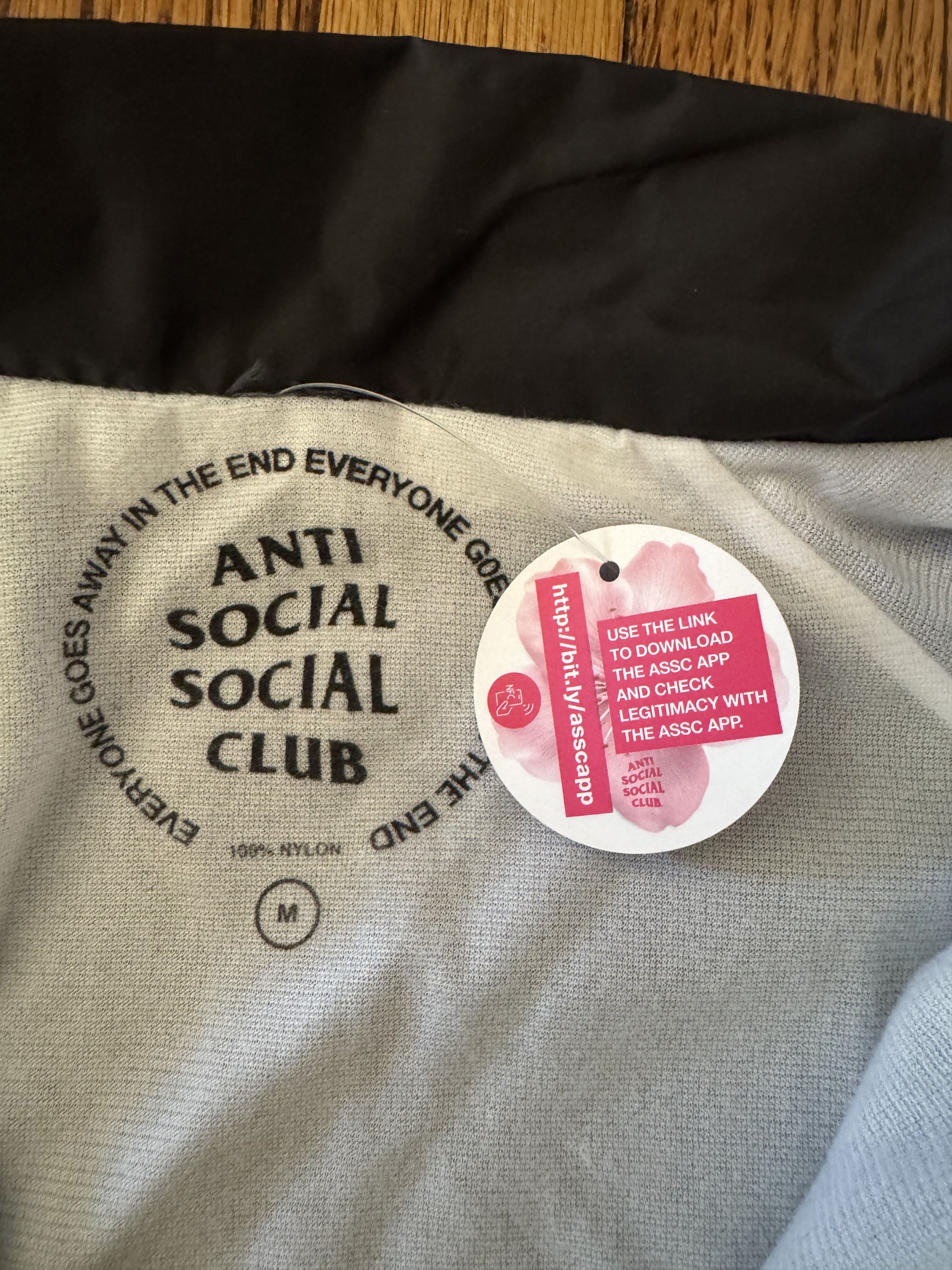 Anti Social Social Club × Fragment Design Coaches Jacket/Windbreaker Yellow Bolt Size US M / EU 48-50 / 2 - 3 Thumbnail