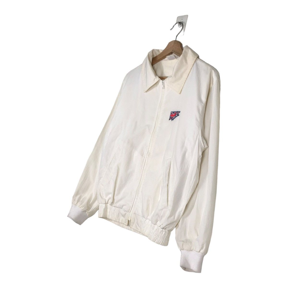 Japanese Brand 🔥VINTAGE BOMBER JACKET REEBOK JAPAN UK FLAG BIG LOGO Size US S / EU 44-46 / 1 - 4 Thumbnail