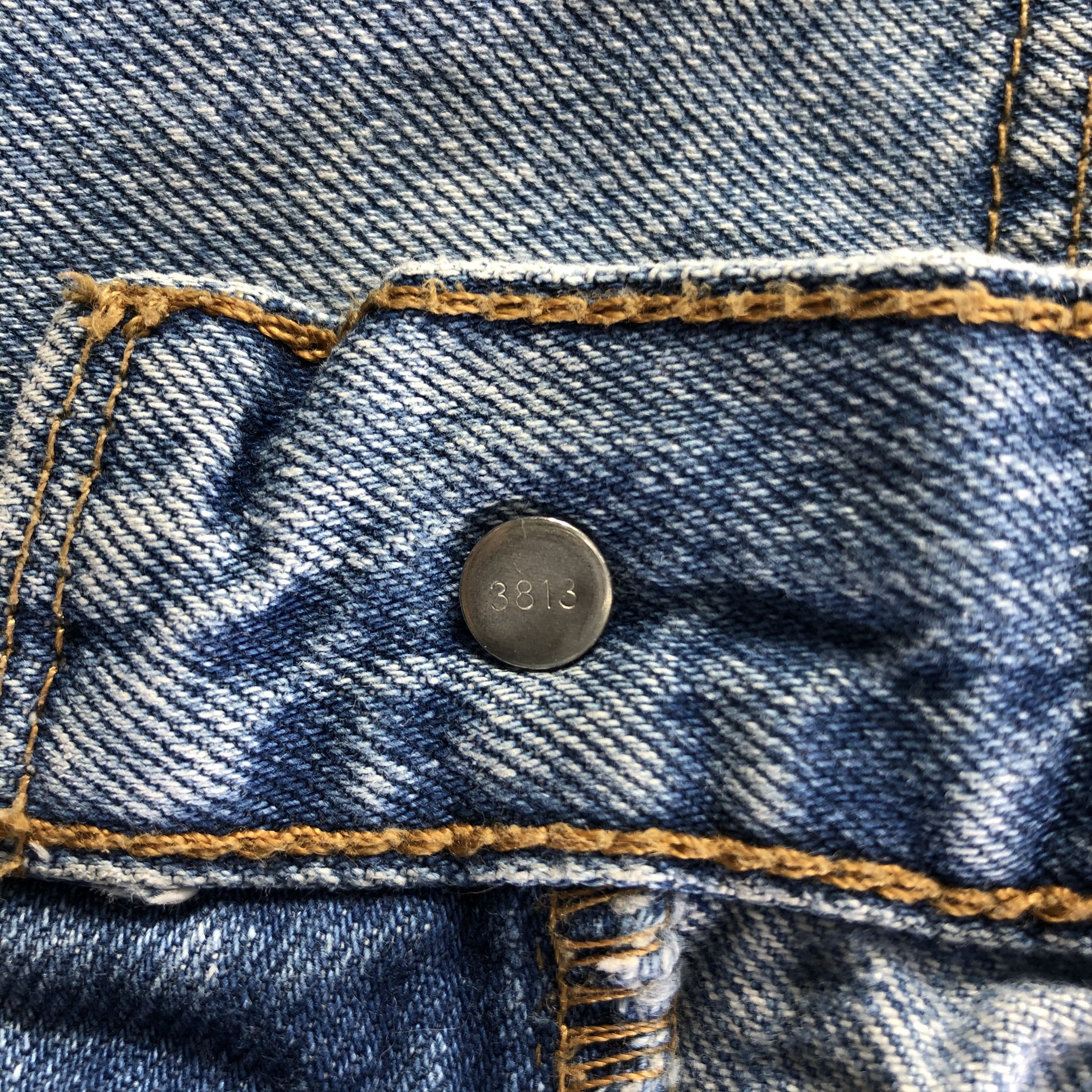 Levi's Vintage Blue Wash Levis 501 Jeans-J3408 Size US 31 - 8 Thumbnail