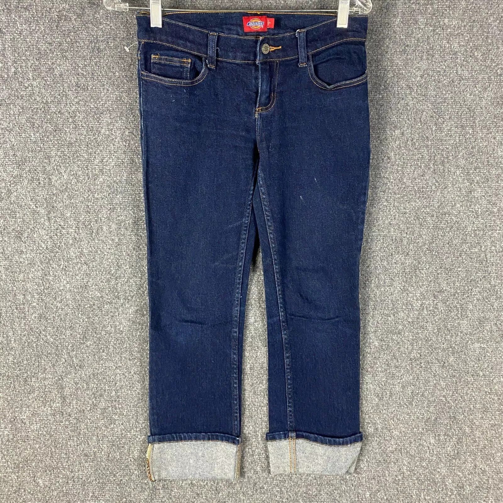 Dickies Dickies Cropped Jeans Women's Size 5 Denim Low Rise Size 28" / US 6 / IT 42 - 1 Thumbnail