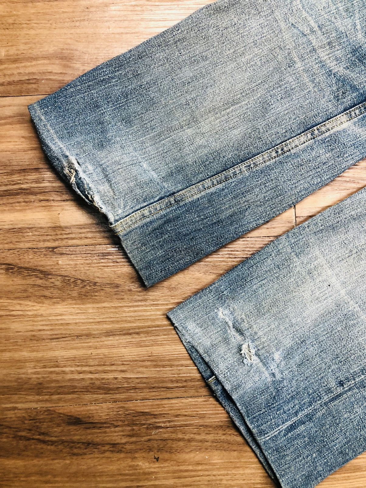If Six Was Nine 90s Workwear Style Cargo Jeans Skull Button (38) Size US 30 / EU 46 - 14 Thumbnail