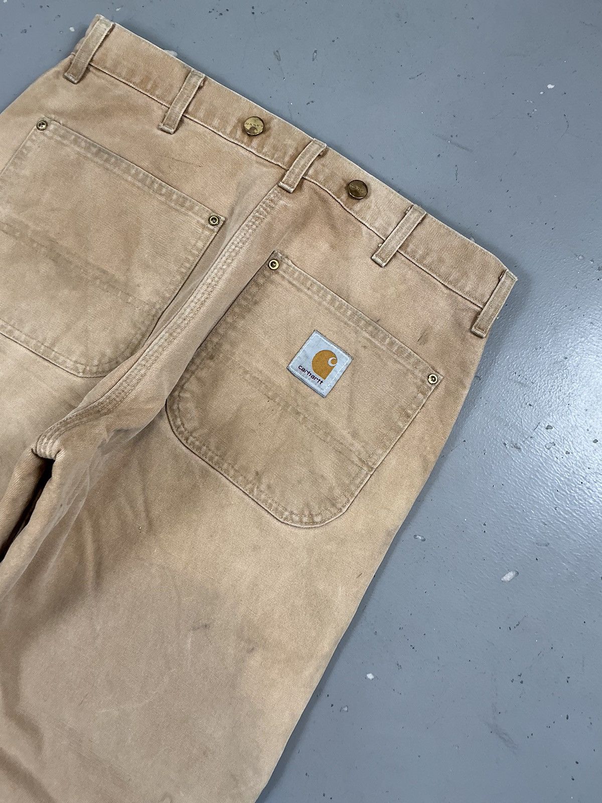 Carhartt × Vintage Vintage Carhartt b11 BRN carpenter quilted line denim Size US 34 / EU 50 - 9 Thumbnail