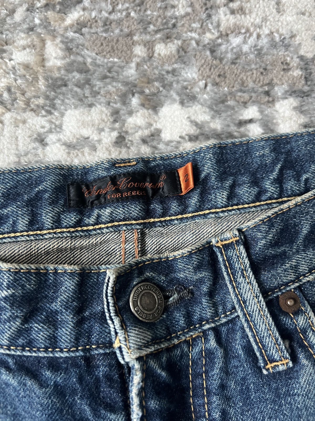 Undercover Undercover SS06 “T” Chuuut Denim Size US 30 / EU 46 - 8 Thumbnail