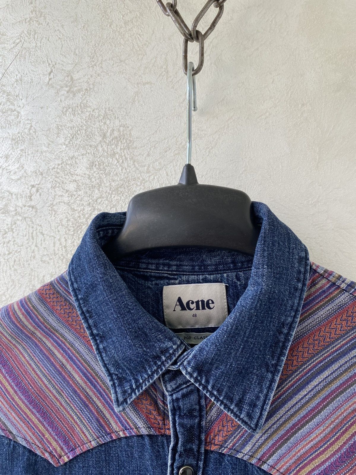 Acne Studios Acne Pop Classics Western Mexican A/W 10 Denim Shirt Size 48 Size US M / EU 48-50 / 2 - 7 Thumbnail