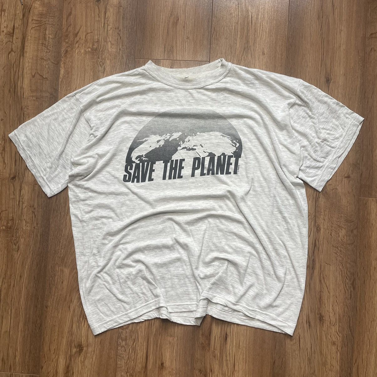 Vintage Rare Save The Planet Boxy Skateboard UFO USA 90s