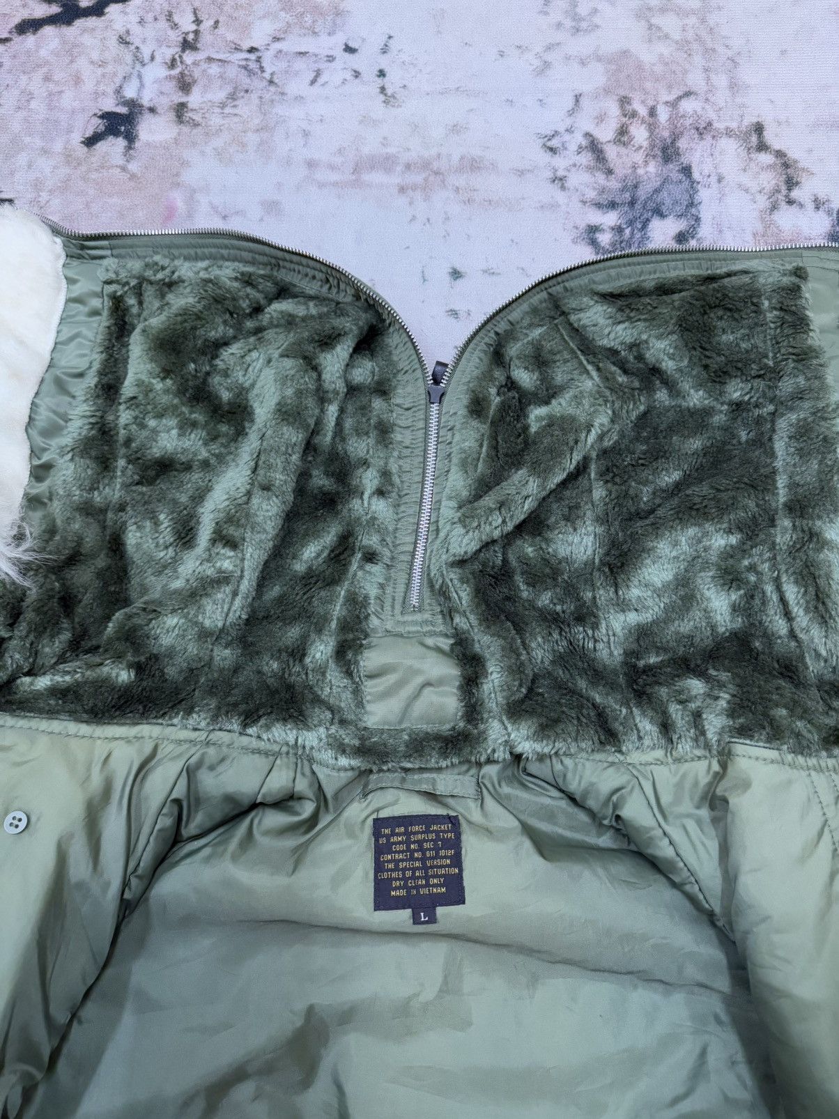 Other THE AIRFORCE JACKET US ARMY COLD WEATHER FLIGHT JACKET Size US L / EU 52-54 / 3 - 11 Thumbnail
