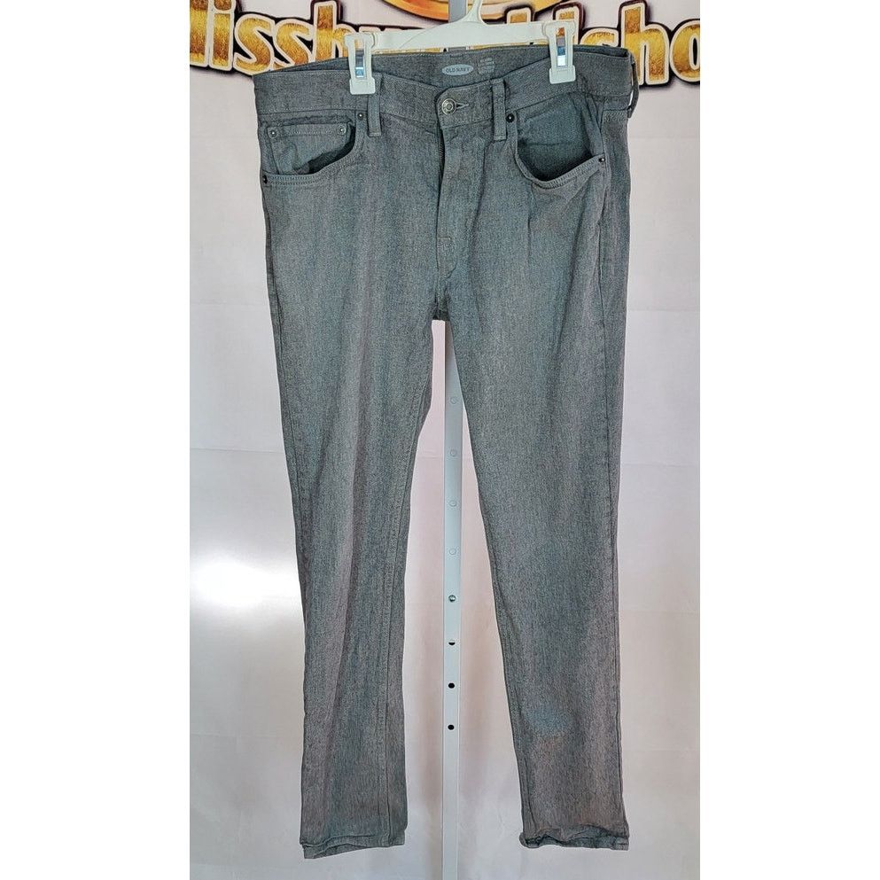 Old Navy Men's Old Navy Gray Relaxed Slim Taper jeans Size 33x34 Size US 33 - 2 Thumbnail
