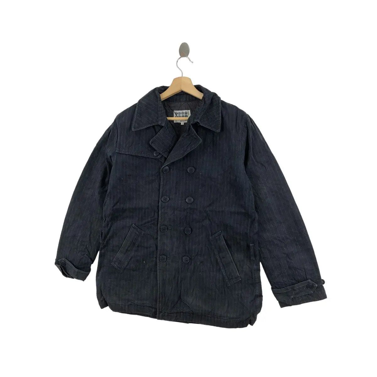 Takeo Kikuchi TAKEO KIKUCHI JAPAN Avant Garde Pea Coat Chore Jacket Size US L / EU 52-54 / 3 - 5 Thumbnail