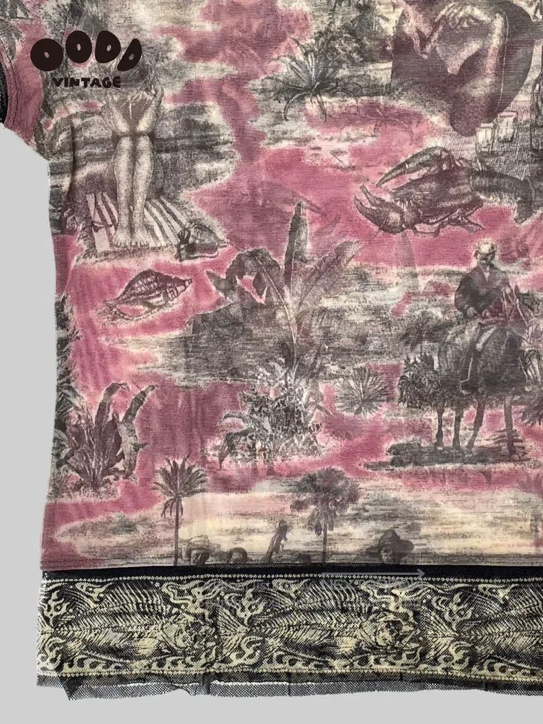 Jean Paul Gaultier Jean Paul Gaultier Patch Mesh T-Shirt Size US M / EU 48-50 / 2 - 7 Thumbnail