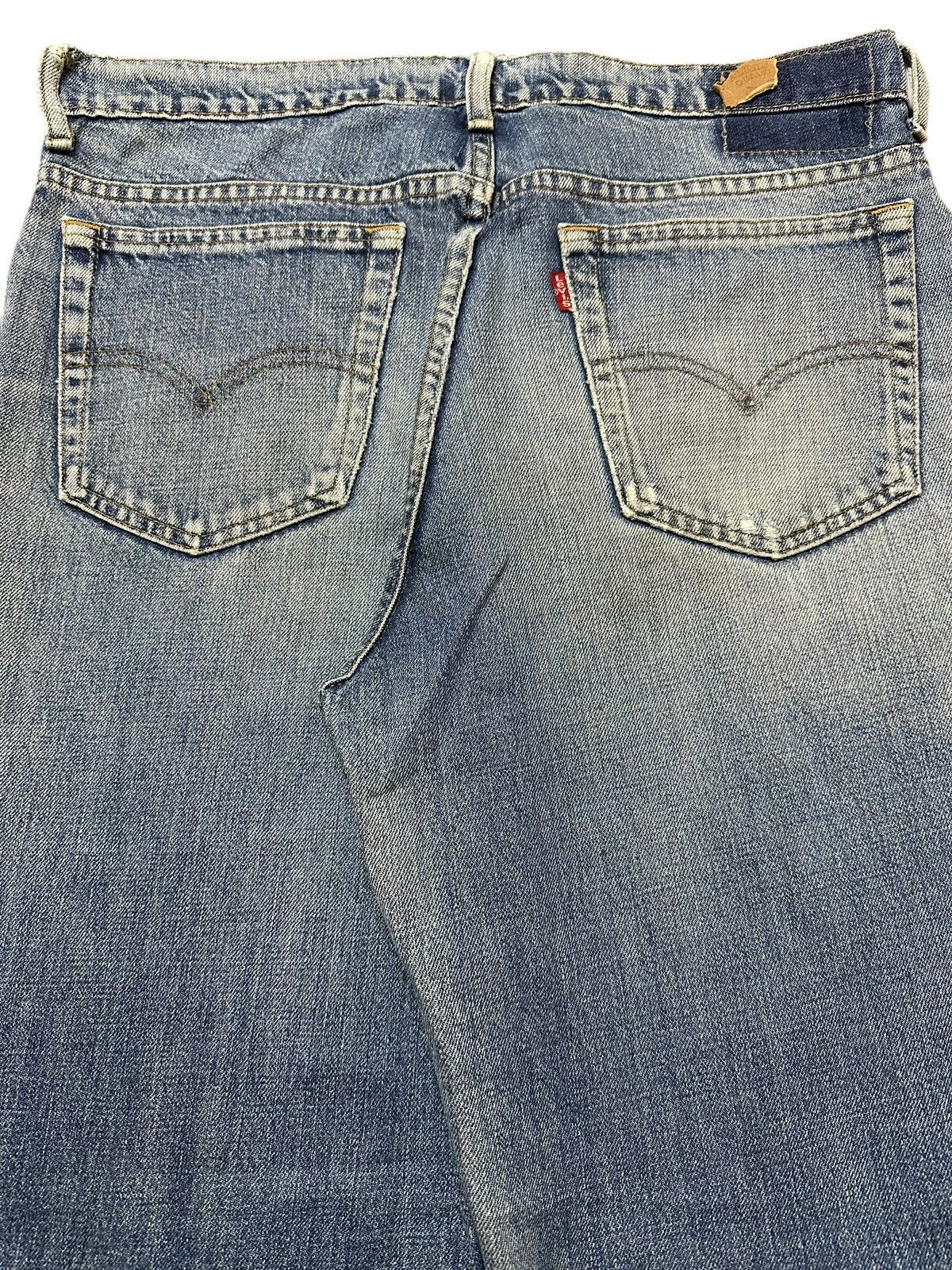 Levi's Vintage 80s Levis 517 Faded Wash Distressed Wide Leg Jeans Size US 32 / EU 48 - 6 Thumbnail