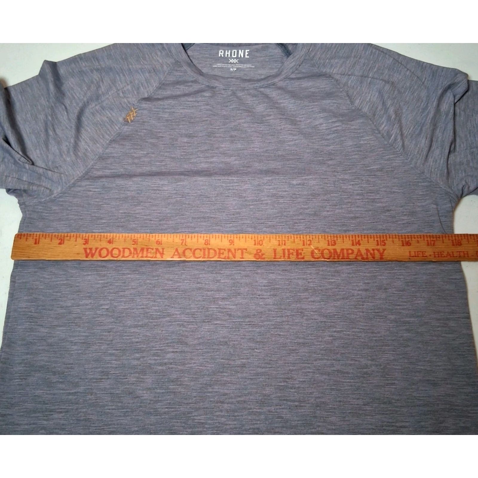 Rhone Rhone Shirt Men S Long Slv Athletic Performance Wear Purple Blue Gray Heather Size US S / EU 44-46 / 1 - 3 Thumbnail