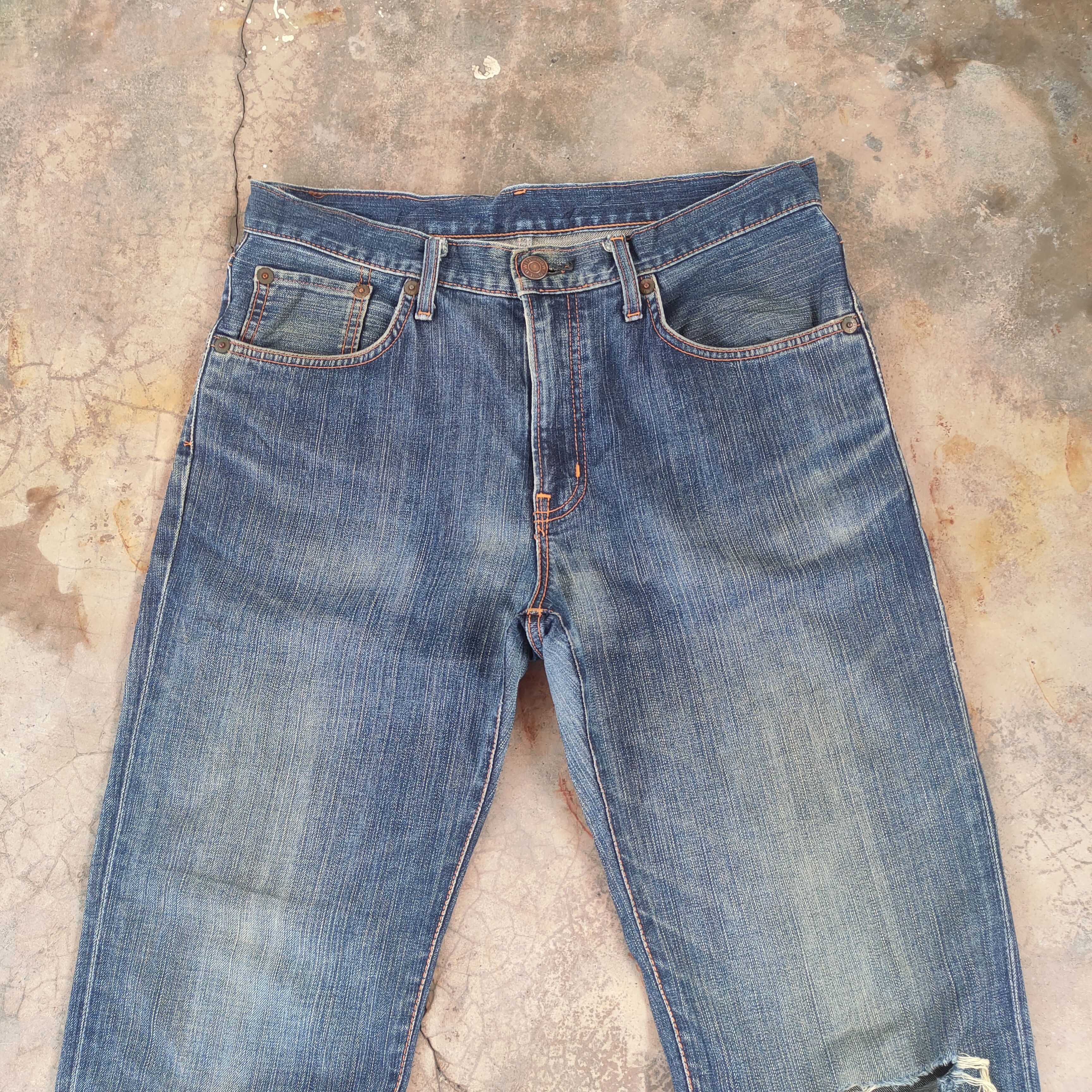 Edwin W34 VINTAGE EDWIN FADED DISTRESSED JEANS DENIM PANTS Size US 34 / EU 50 - 3 Thumbnail