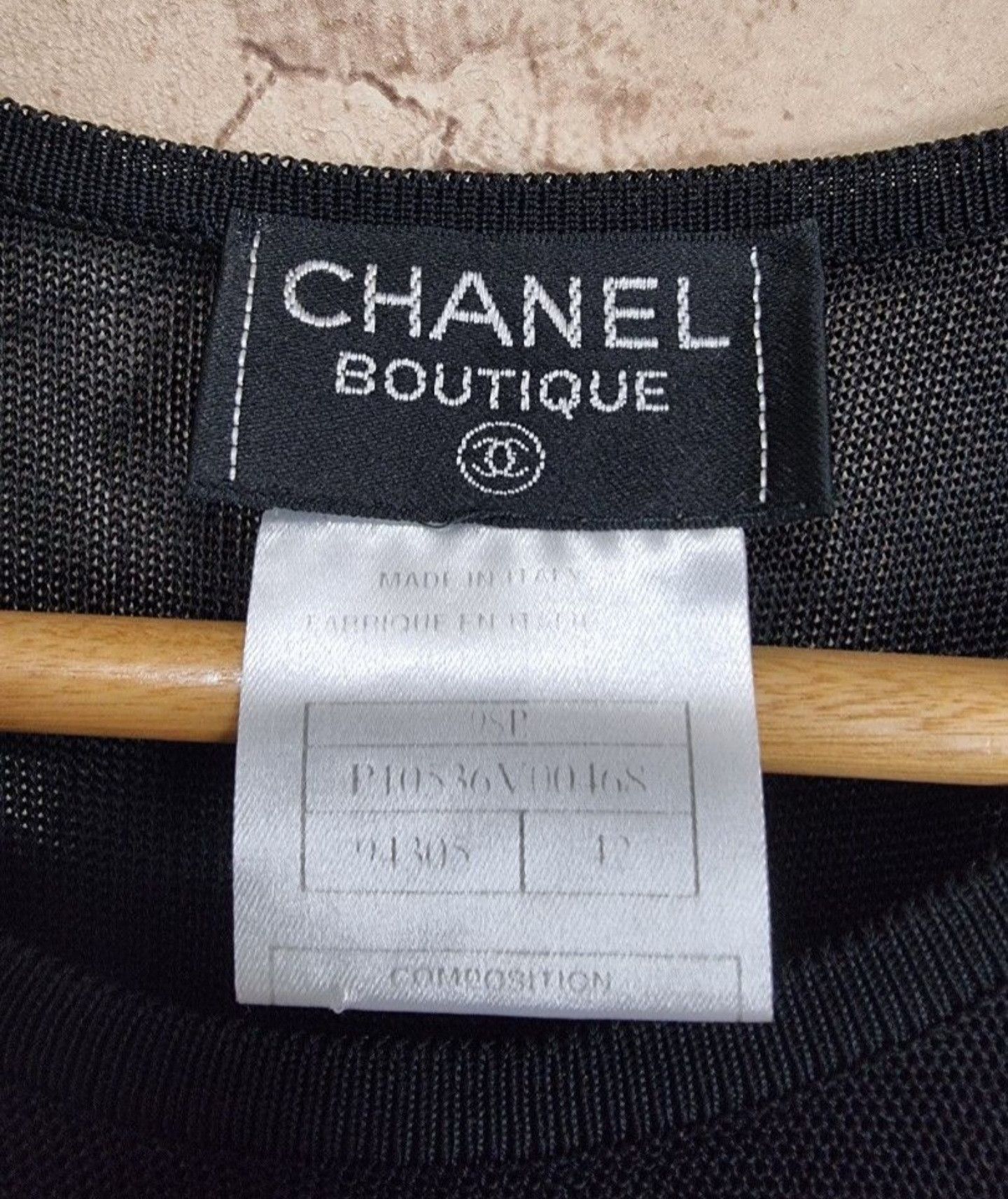 Chanel Chanel 98P See Through CC Logo Tops Size M / US 6-8 / IT 42-44 - 3 Thumbnail
