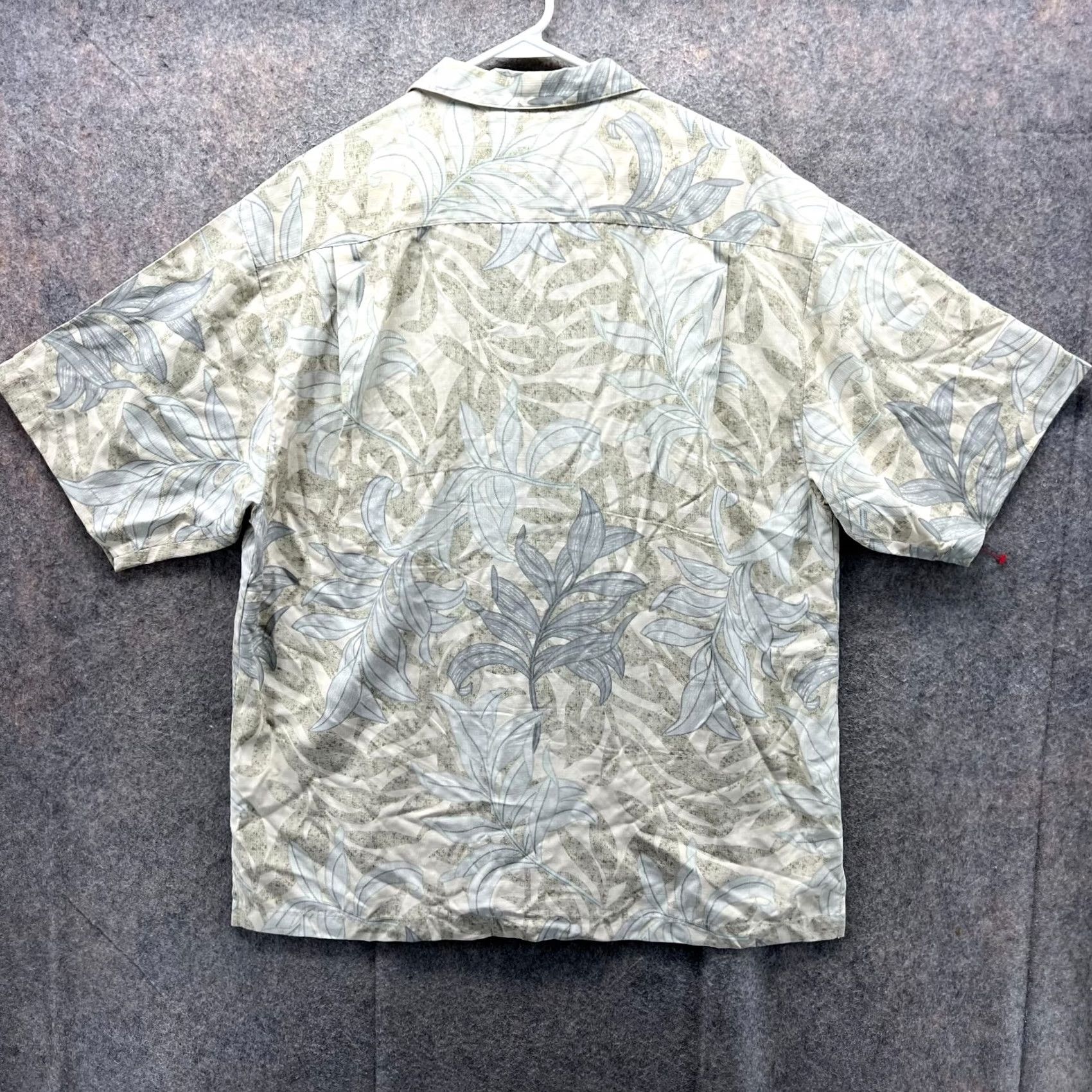Tommy Bahama VINTAGE Tommy Bahama Shirt Men Large Beige Button-Down Silk Floral Hawaiian Tropic Ivory Size US L / EU 52-54 / 3 - 2 Thumbnail