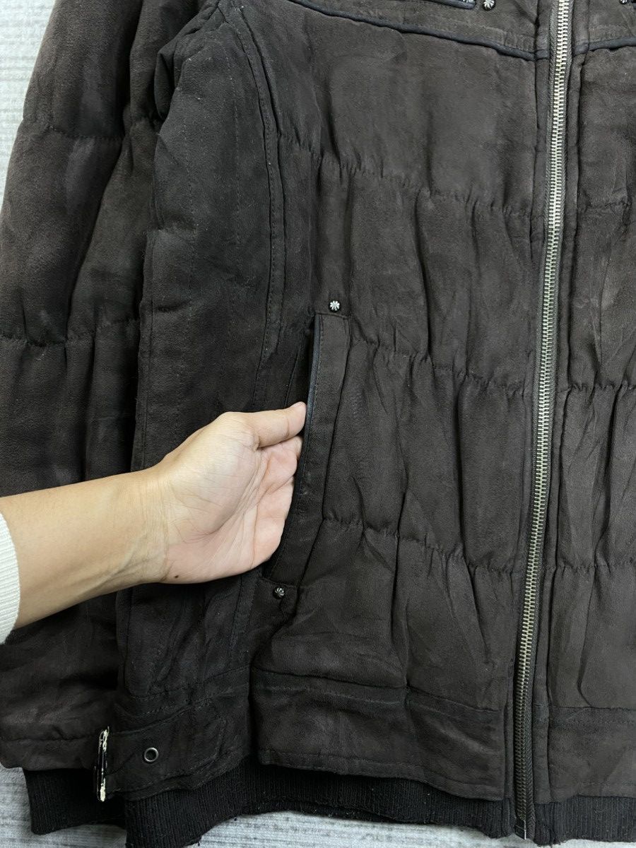 14th Addiction × Vintage × Von Dutch Vintage Von Dutch Brown Puffer Down Zipper Jacket Size US M / EU 48-50 / 2 - 7 Thumbnail