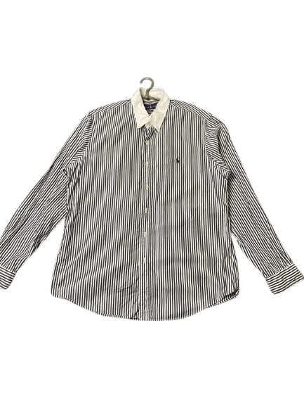 Polo Ralph Lauren Polo Ralph Lauren Classic Fit Striped Button Up Shirt Size L Size US L / EU 52-54 / 3 - 1 Thumbnail