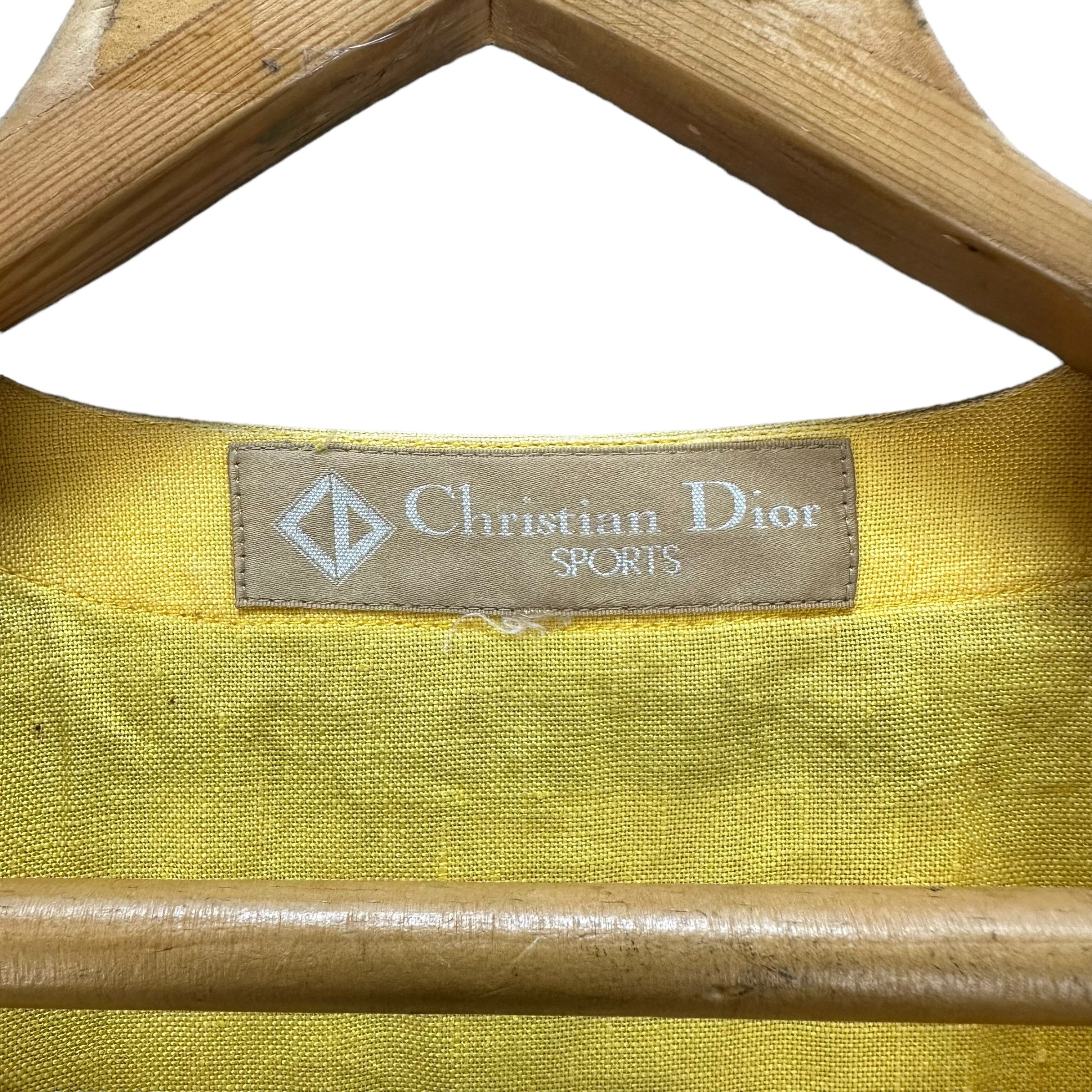 Christian Dior Monsieur CHIRSTIAN DIOR SPORTS YELLOW CARDIGAN #8701-021 Size M / US 6-8 / IT 42-44 - 6 Thumbnail
