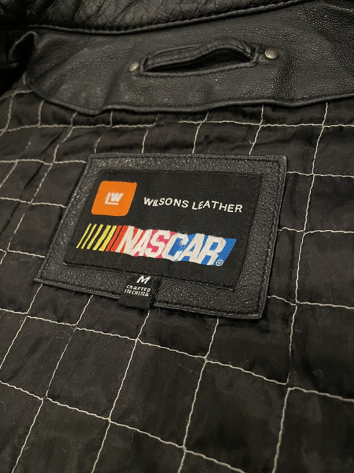 NASCAR Dale Earnhardt jr. leather jacket. Size US M / EU 48-50 / 2 - 9 Thumbnail