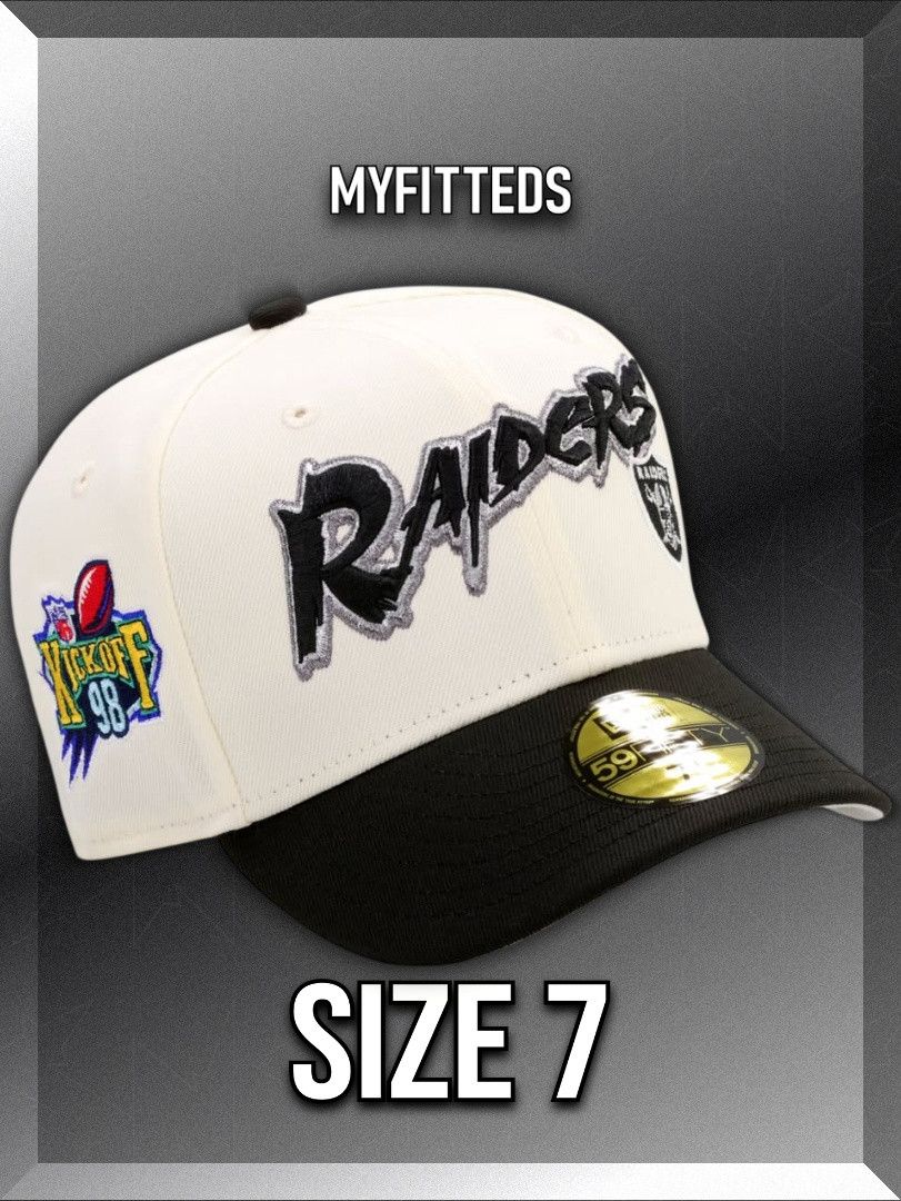Born X Raised × NFL × New Era SIZE 7 OAKLAND RAIDERS 1998 NFL DRAFT NEW ERA FITTED HAT Size ONE SIZE - 1 Thumbnail