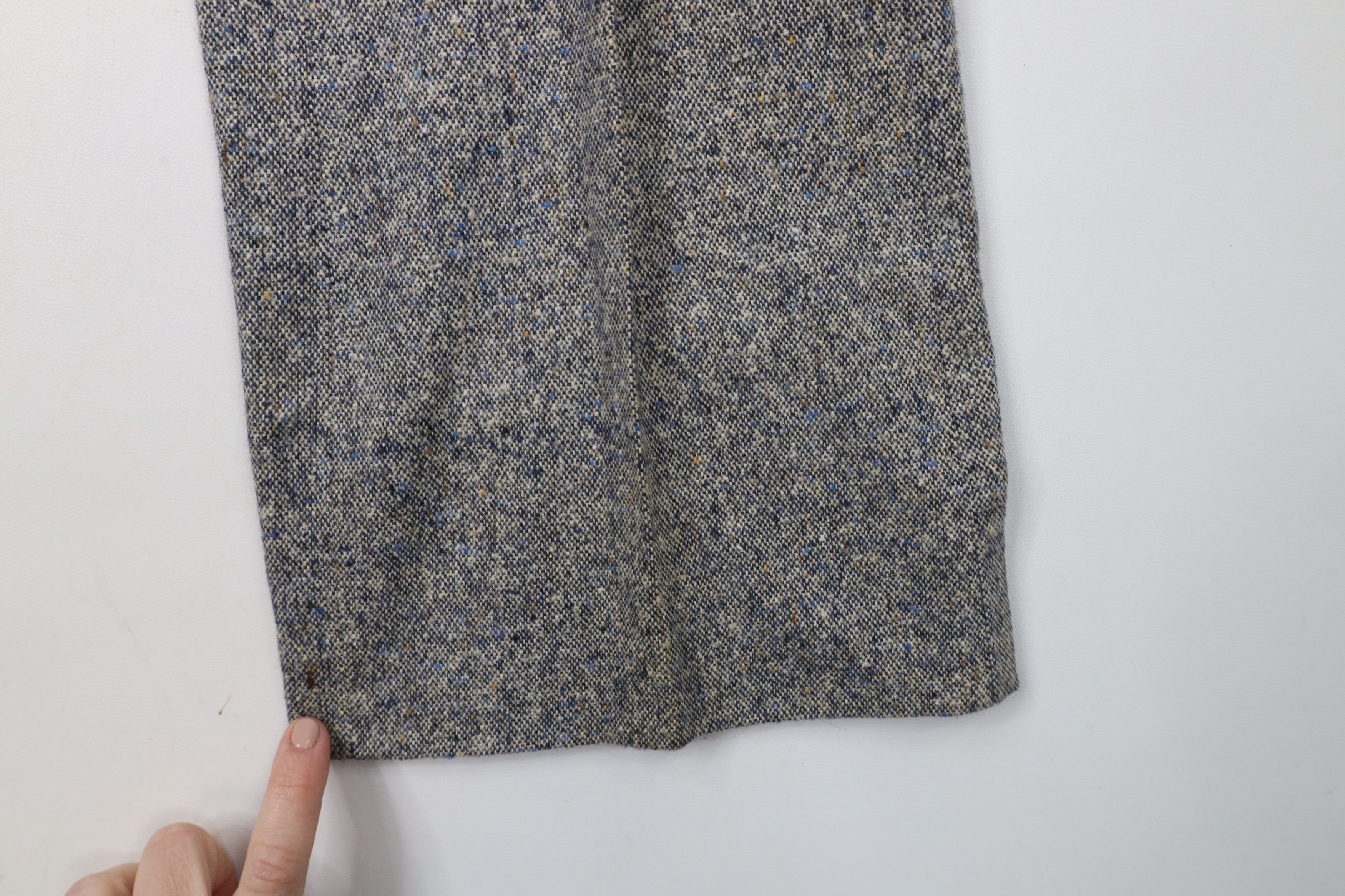 Vintage Vintage 60s 70s Fleck Wool Tweed Bell Bottoms Pants USA Size US 28 / EU 44 - 5 Thumbnail
