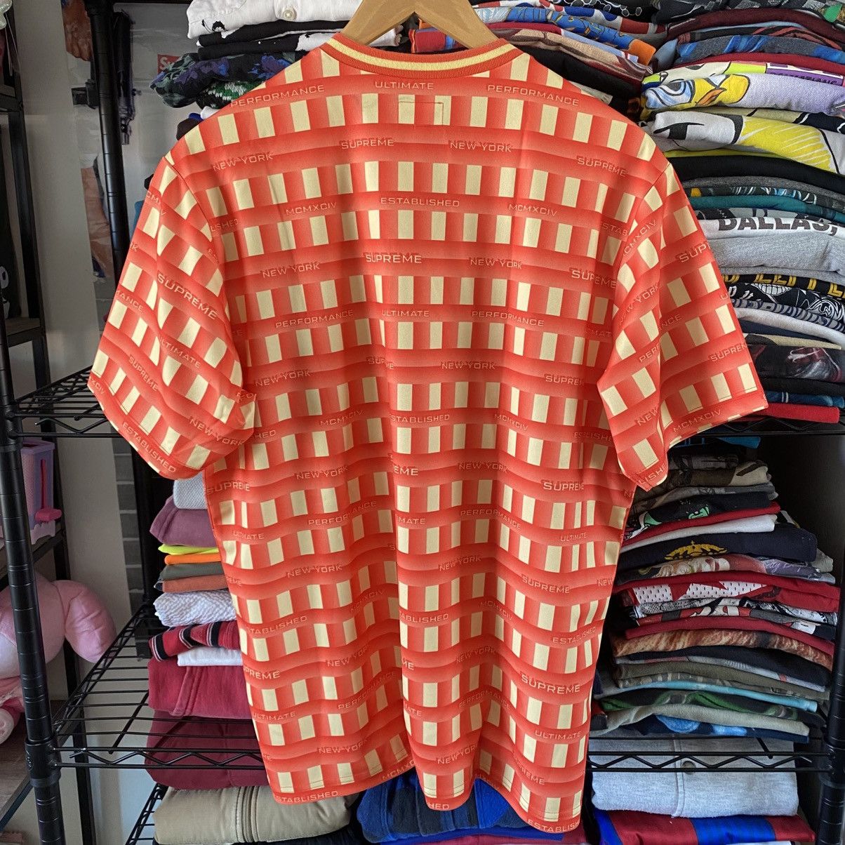 Supreme Supreme Grid Soccer Jersey Top Orange 2020 Size US M / EU 48-50 / 2 - 4 Thumbnail