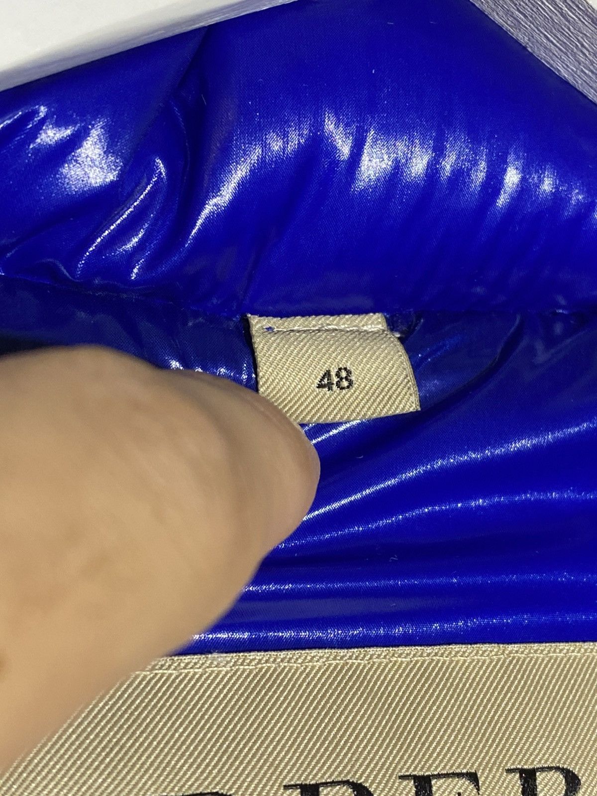 Burberry Burberry Detachable Sleeve Down Filled Jacket Royal Blue Size US M / EU 48-50 / 2 - 15 Thumbnail