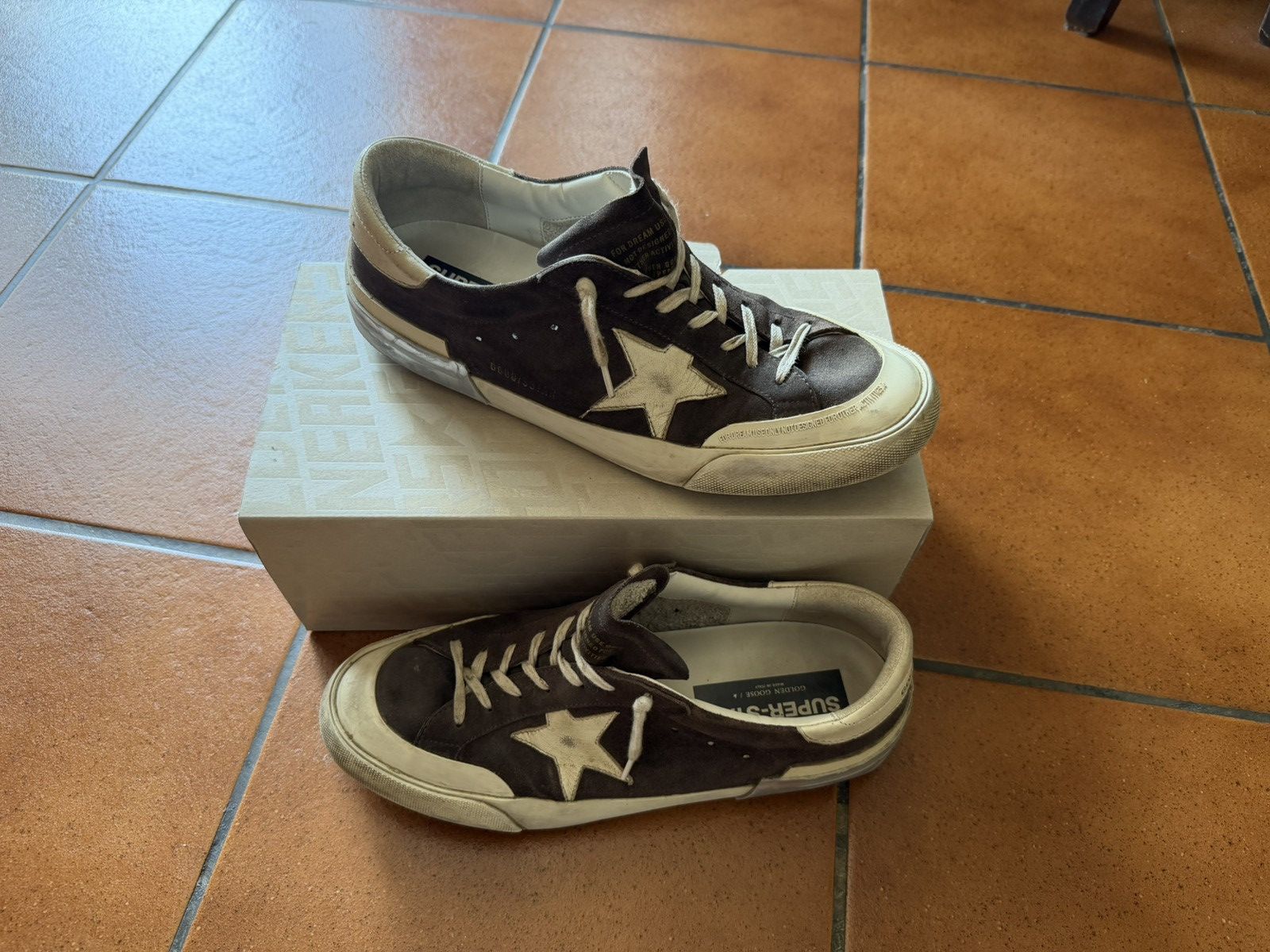 Golden Goose Superstar Suede Nappa Écru