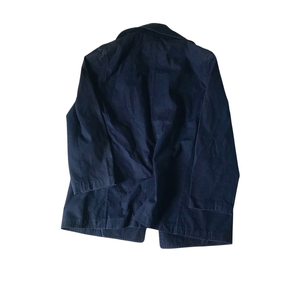 Comme des Garcons Tricot cdg AD2004 double breasted dark navy trench jacket Size US S / EU 44-46 / 1 - 7 Thumbnail