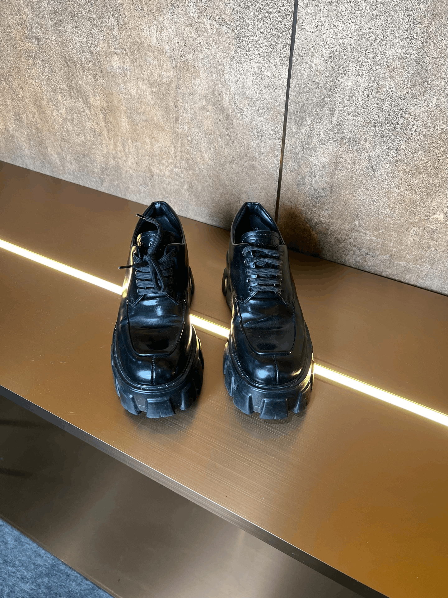 Prada Prada Sawtooth Platform Shoes Size US 4.5 / IT 34.5 - 1 Thumbnail