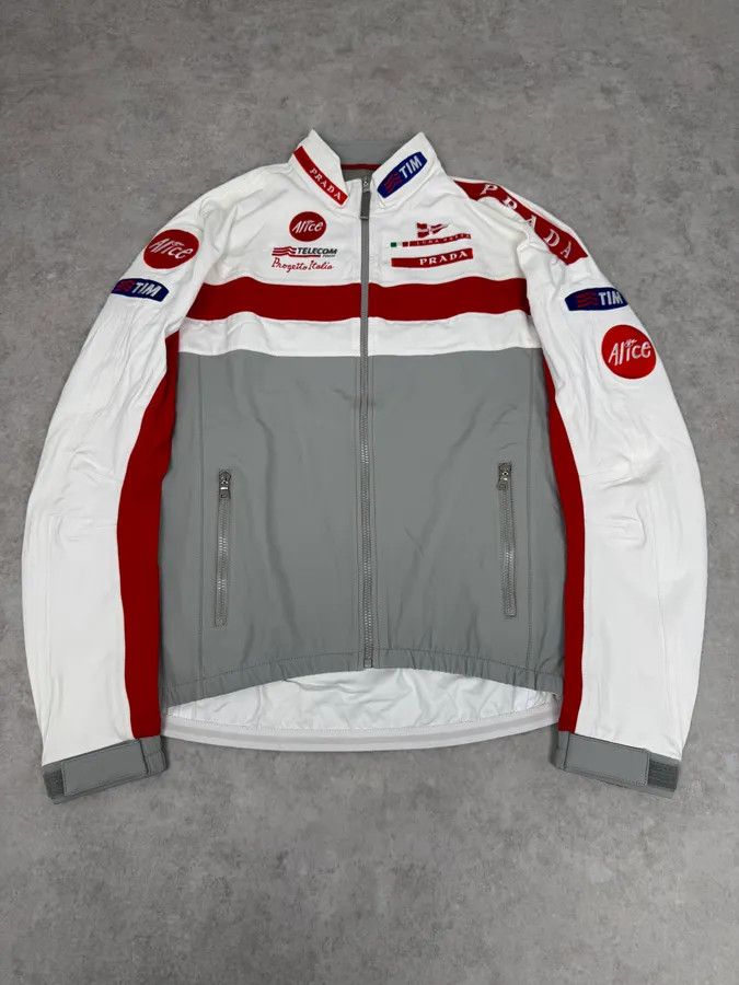 Prada 2003 Prada Luna Rossa Racing Challenge White Jacket Size US XL / EU 56 / 4 - 7 Thumbnail