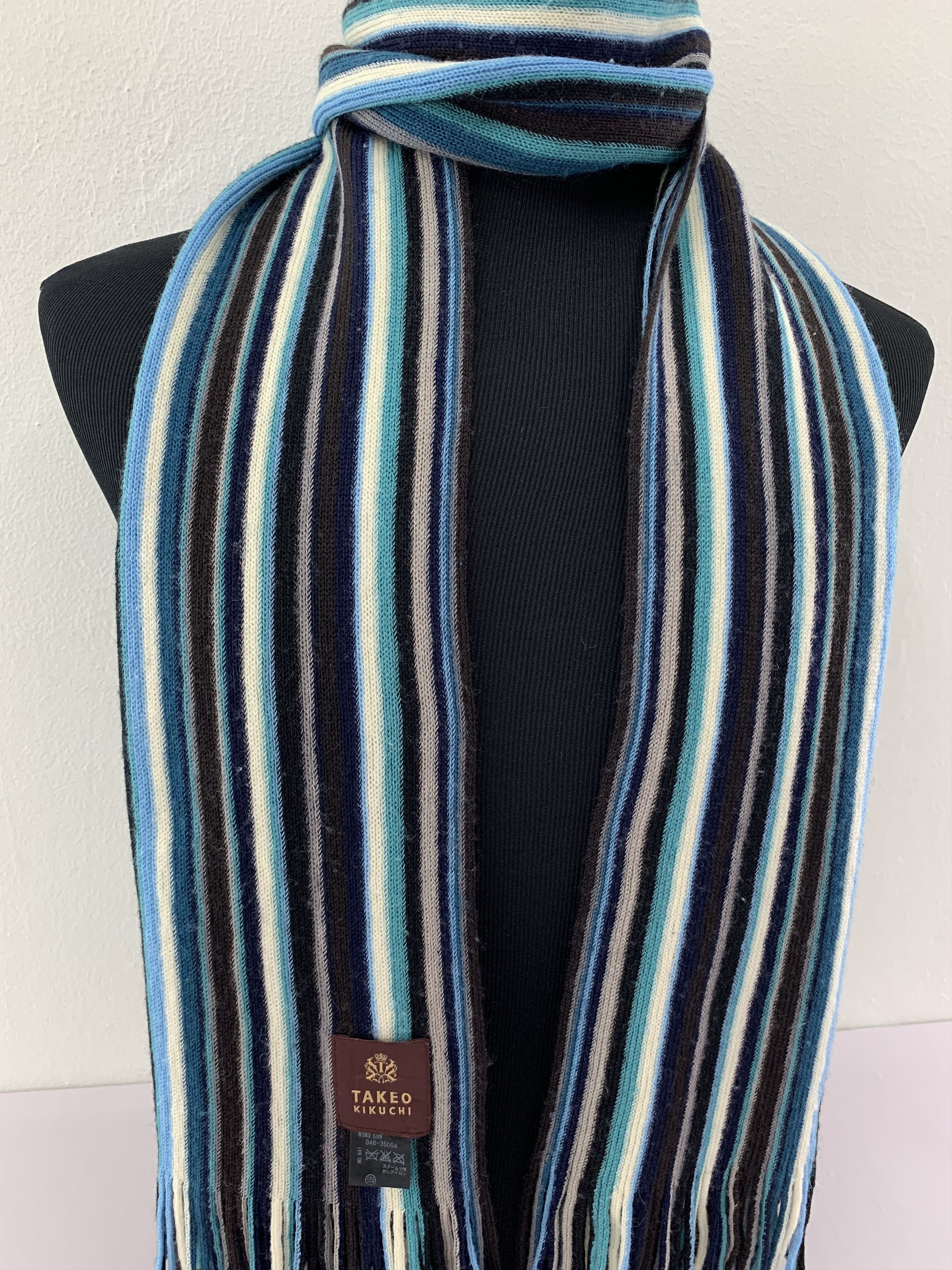 Takeo Kikuchi Takeo Kikuchi Scarf Wool Muffler Neck Wrap BL4019 Size ONE SIZE - 2 Thumbnail