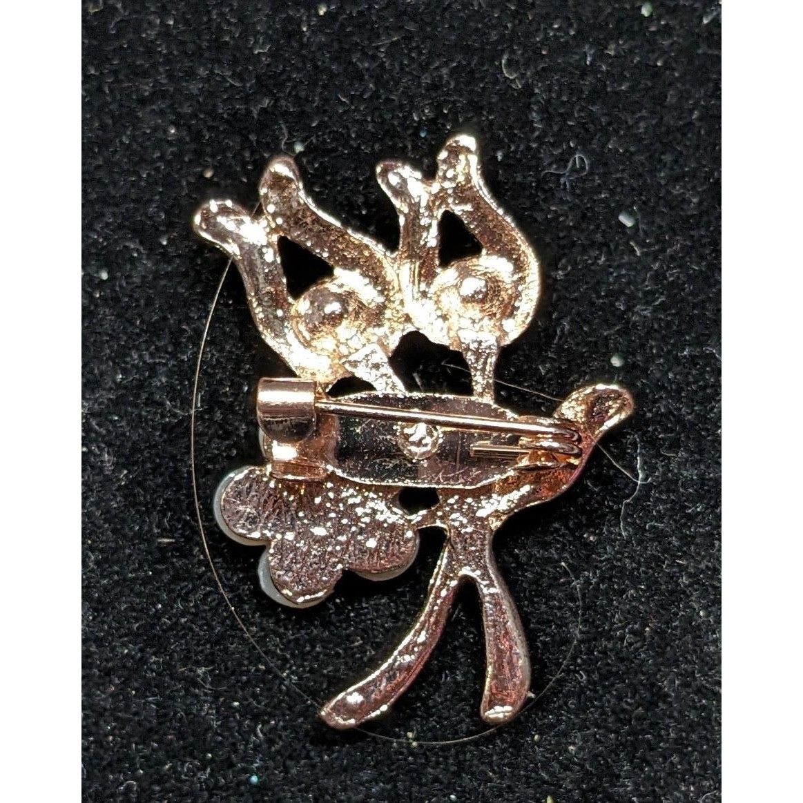 Other Bijoux by Meera Floral Rose Gold Tone Faux Pearl And Rhinest Size ONE SIZE - 4 Thumbnail