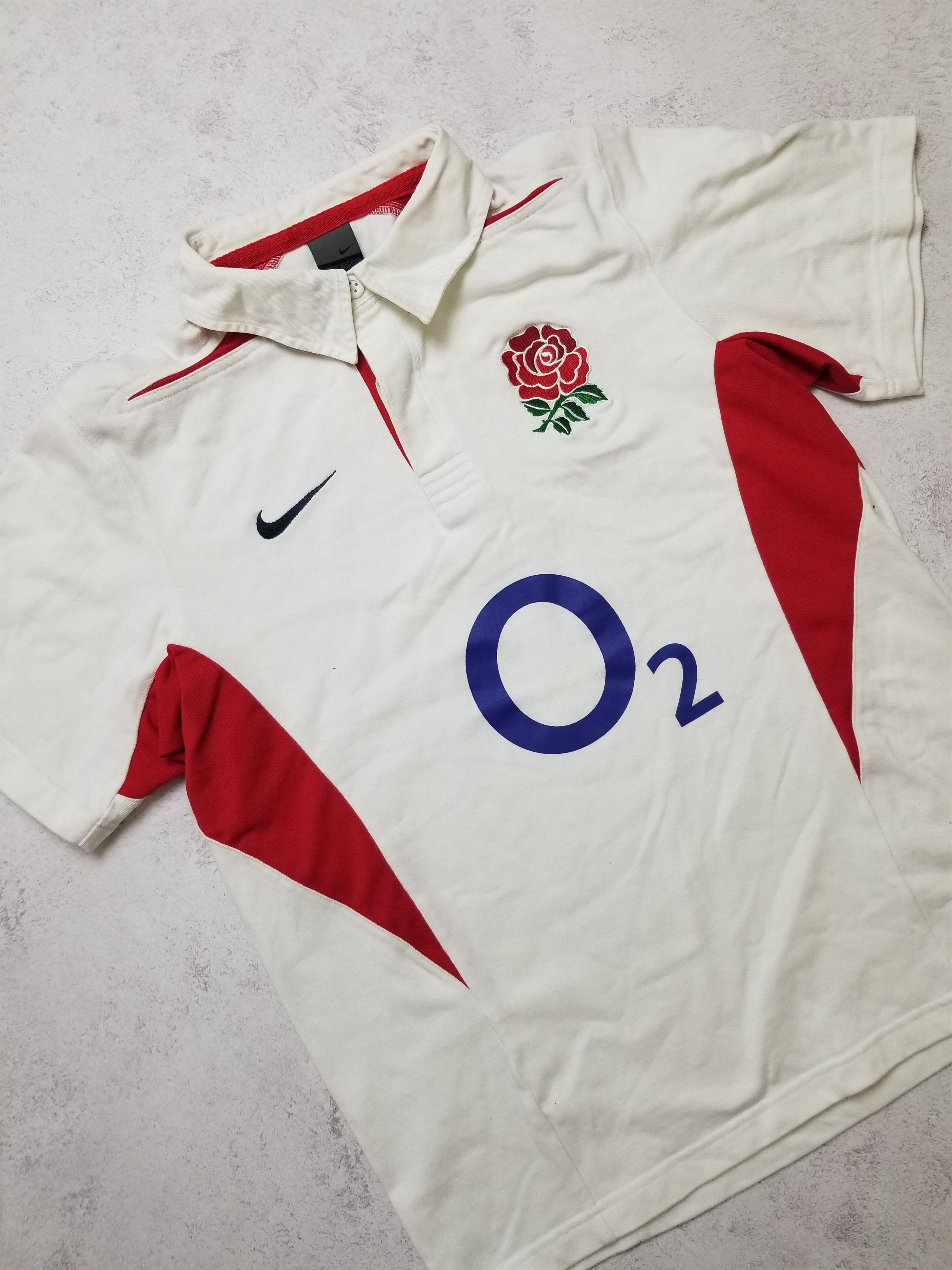 Nike Nike England 2003/2004 Rugby Union Home Shirt Jersey Size US M / EU 48-50 / 2 - 7 Thumbnail